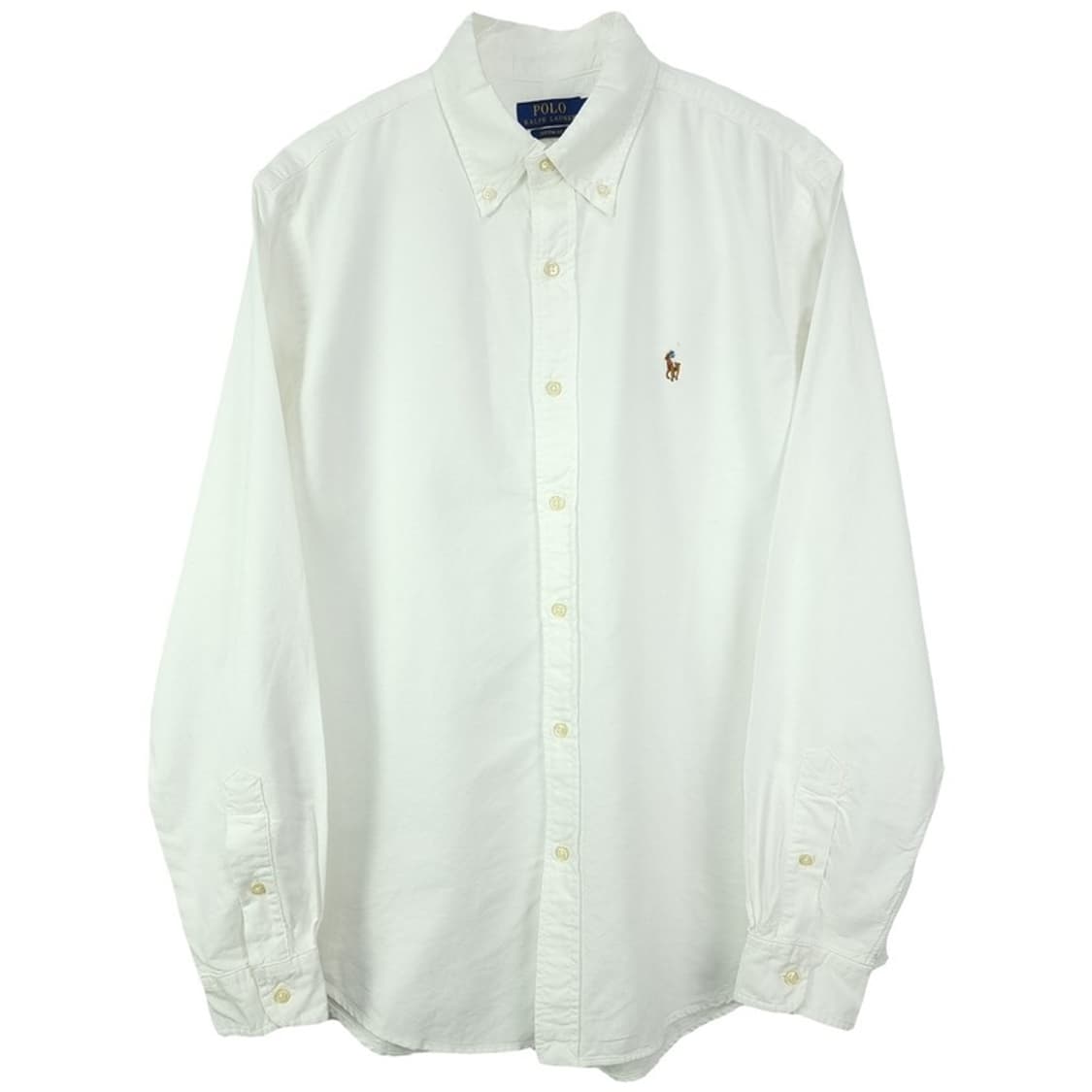 [폴로 랄프로렌] 포니 로고 자수 커스텀핏 셔츠 화이트 M18938 상품이미지2