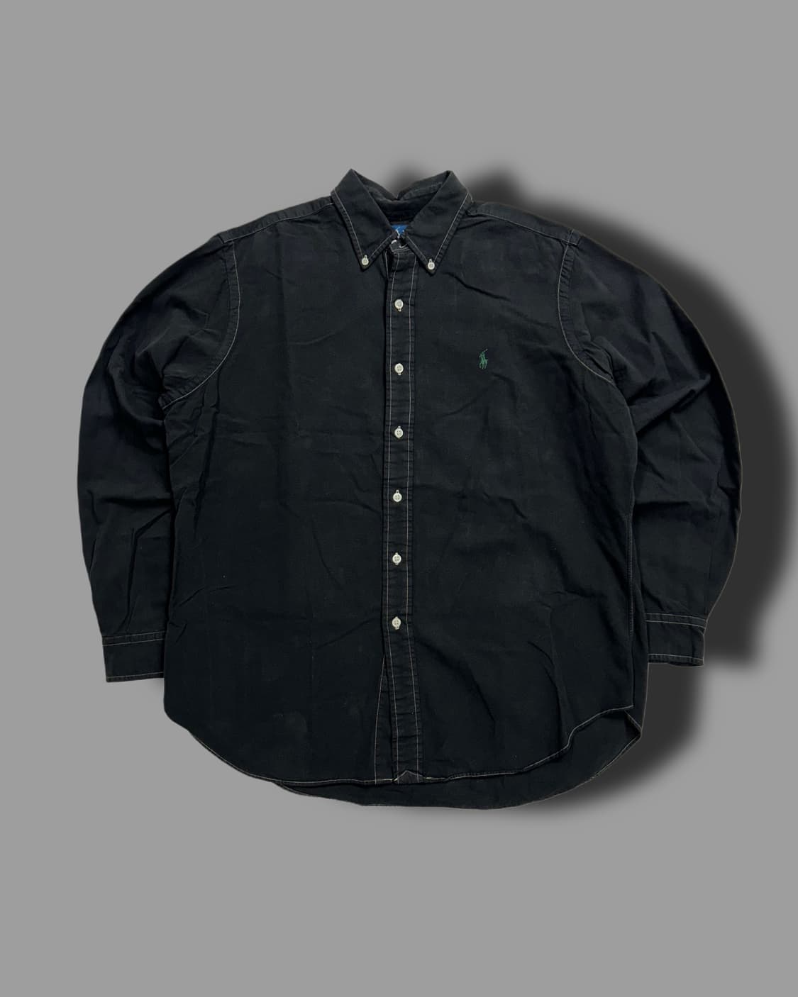 폴로 랄프로렌 블랙 스티치 셔츠 L 상품이미지4