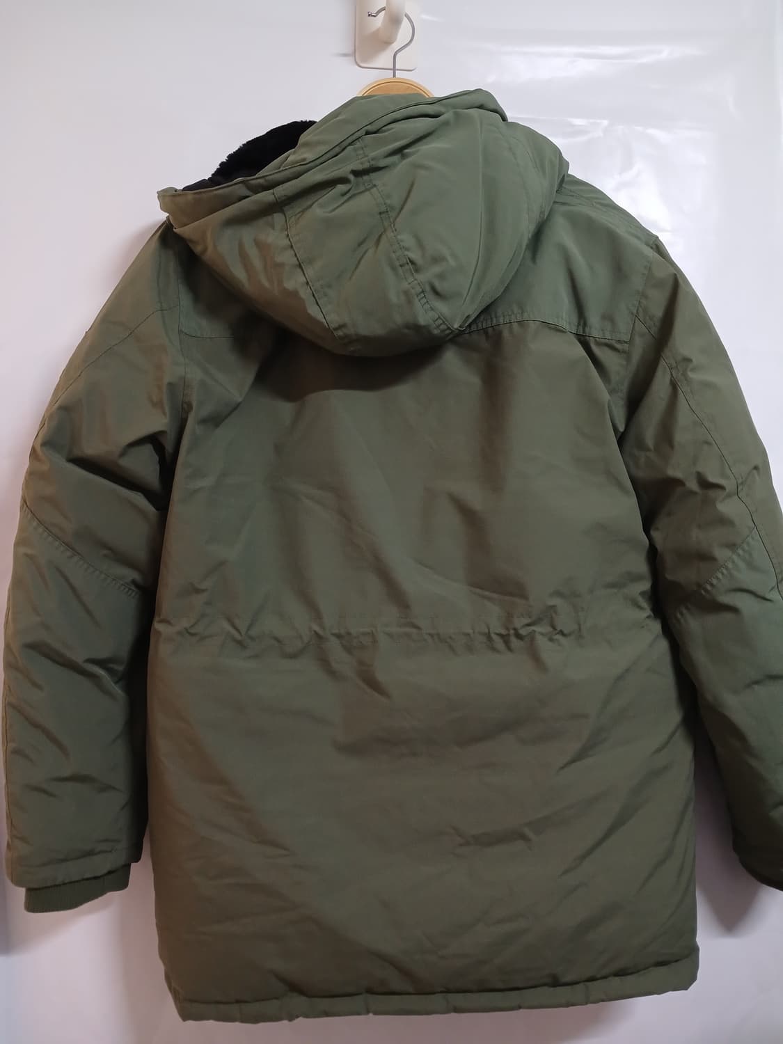 (상태굿,L,100)COVERNAT 커버낫 헤비다운패딩 카키 상품이미지4
