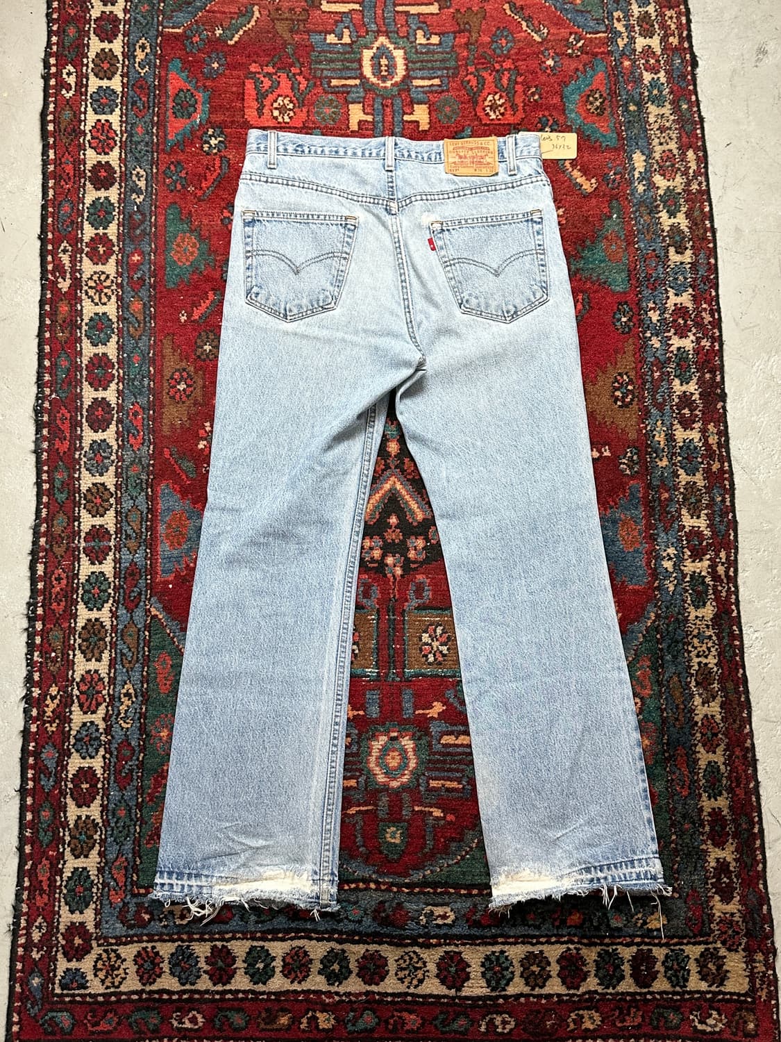 90's USA Made 리바이스 517 부츠컷 플레어진 상품이미지4