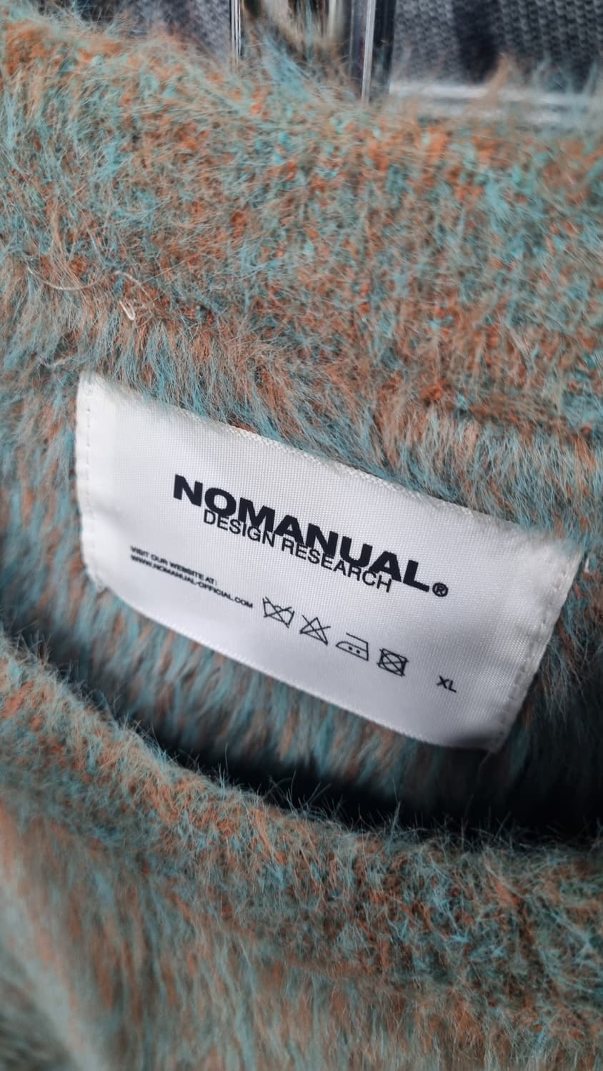 nomanual)) 노메뉴얼 남녀공용 hairy knit 105~110 상품이미지2
