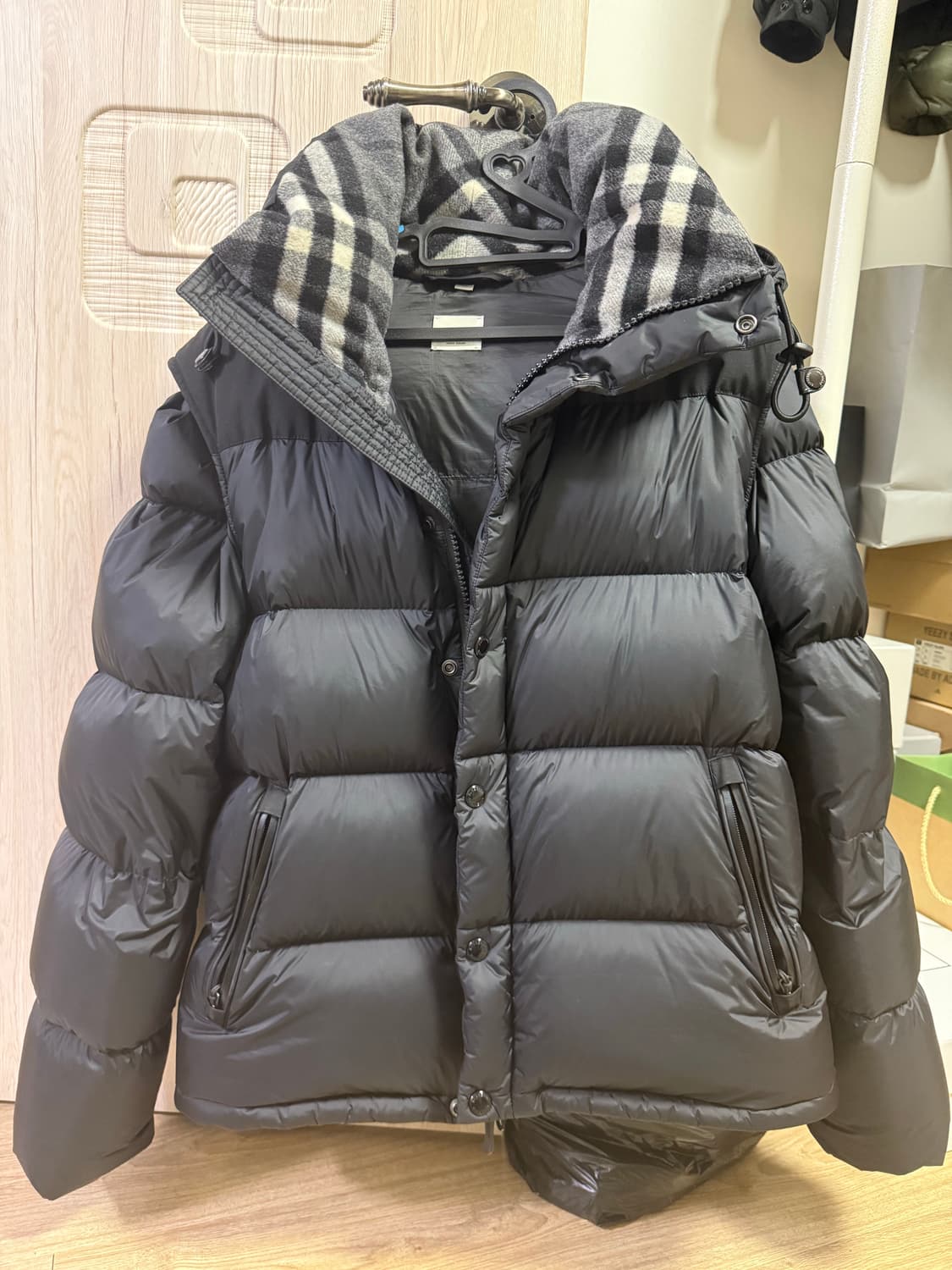 버버리 락웰 패딩 블랙 xl 상품이미지1