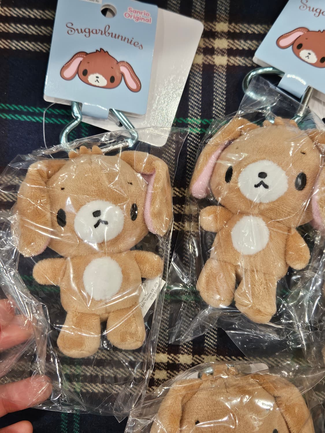 (정품)산리오 슈가바니즈 토끼 인형 키링 슈가버니즈 쿠로우사 상품이미지2
