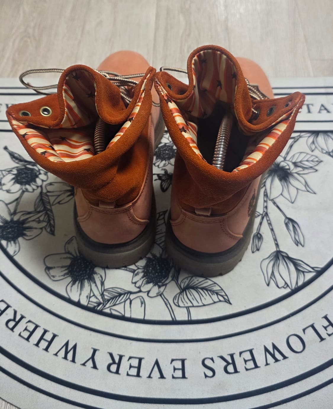 [225~230]팀버랜드 롤탑 부츠 핑크 여성부츠 상품이미지7