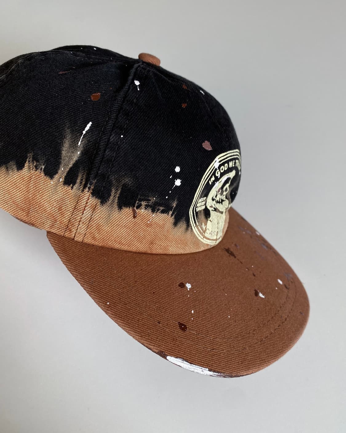 페인팅 투톤 빈티지 볼캡 모자 C 상품이미지5