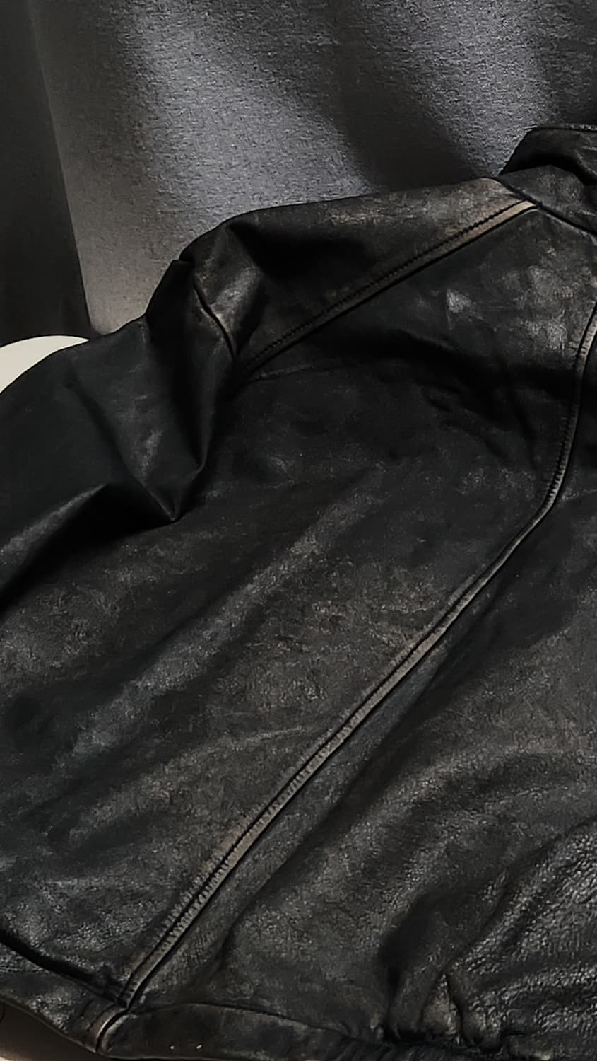 [2] 오토매틱 포 더 피플 파이핑 레더 자켓 mk2 25fw 상품이미지10