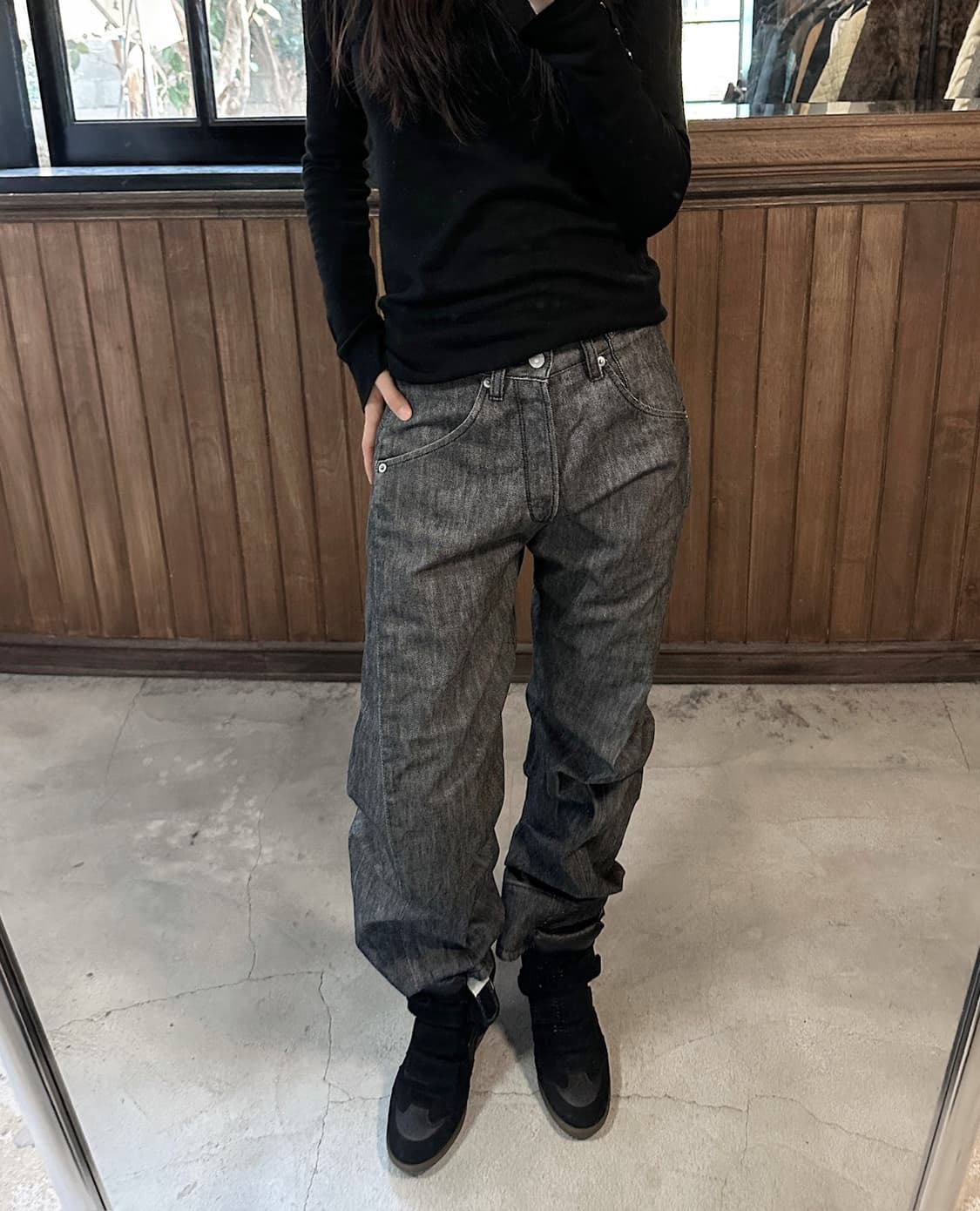 LEVI'S engineered regular black w30 상품이미지2