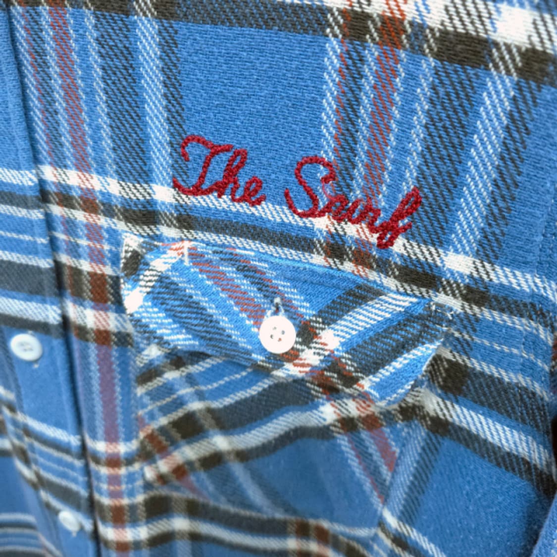 [Sugar Cane] 슈가케인 블루체크 플란넬 셔츠 상품이미지6