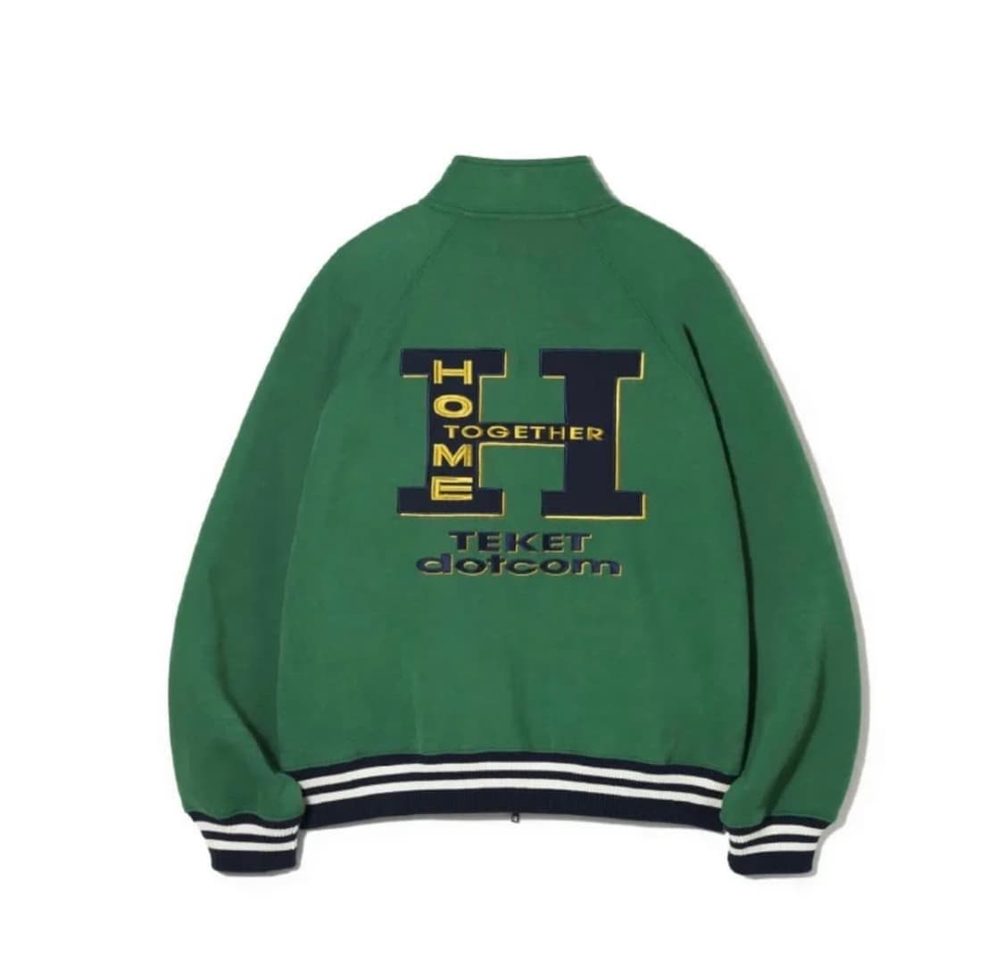 Teket H ZIP-UP SWEATSHIRT-GREEN m size 상품이미지4