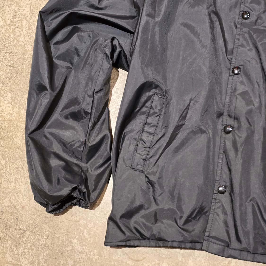 80s HARTWELL 블랙 코치자켓 MADE IN U.S.A. 상품이미지3