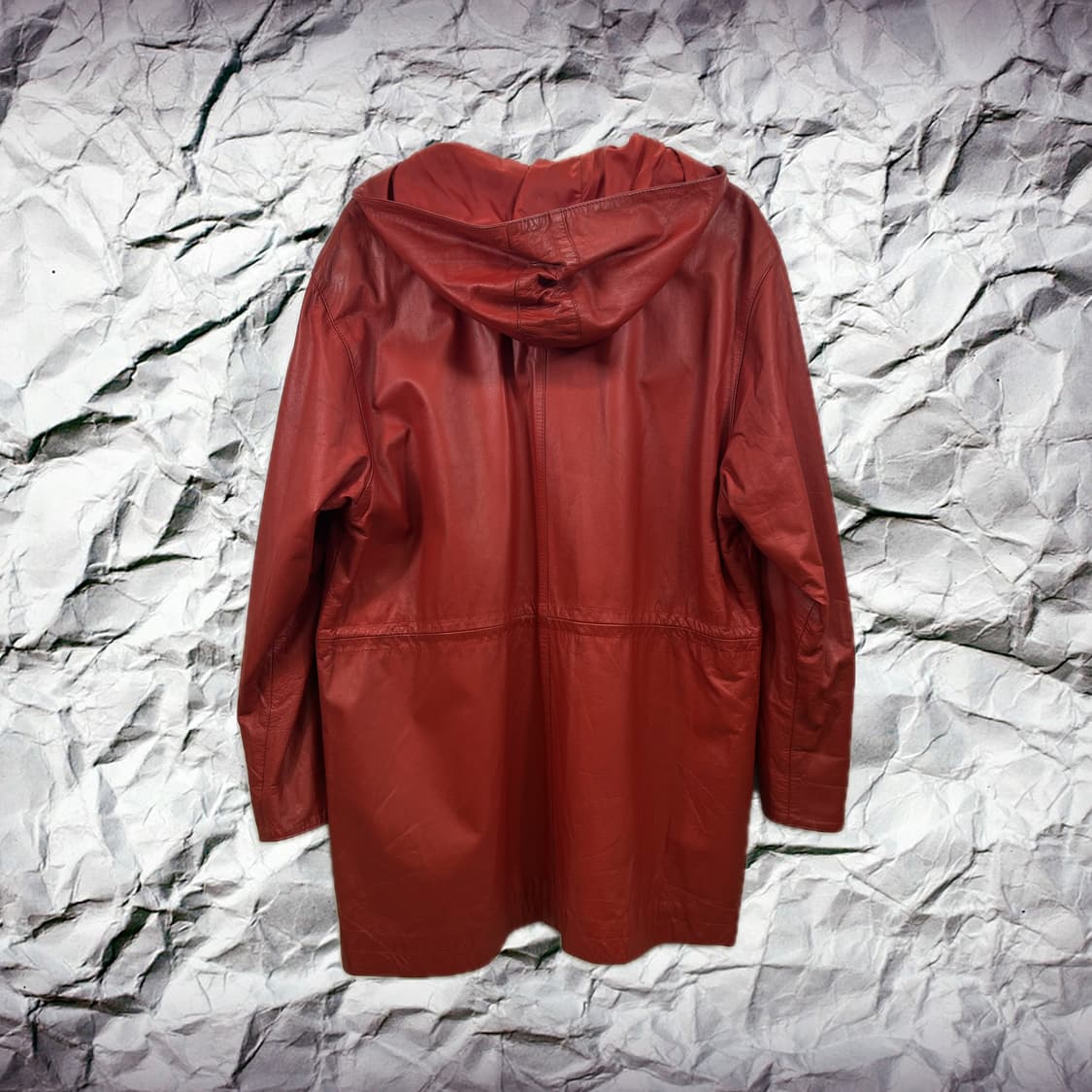 빈티지 후디 가죽 자켓 상품이미지2