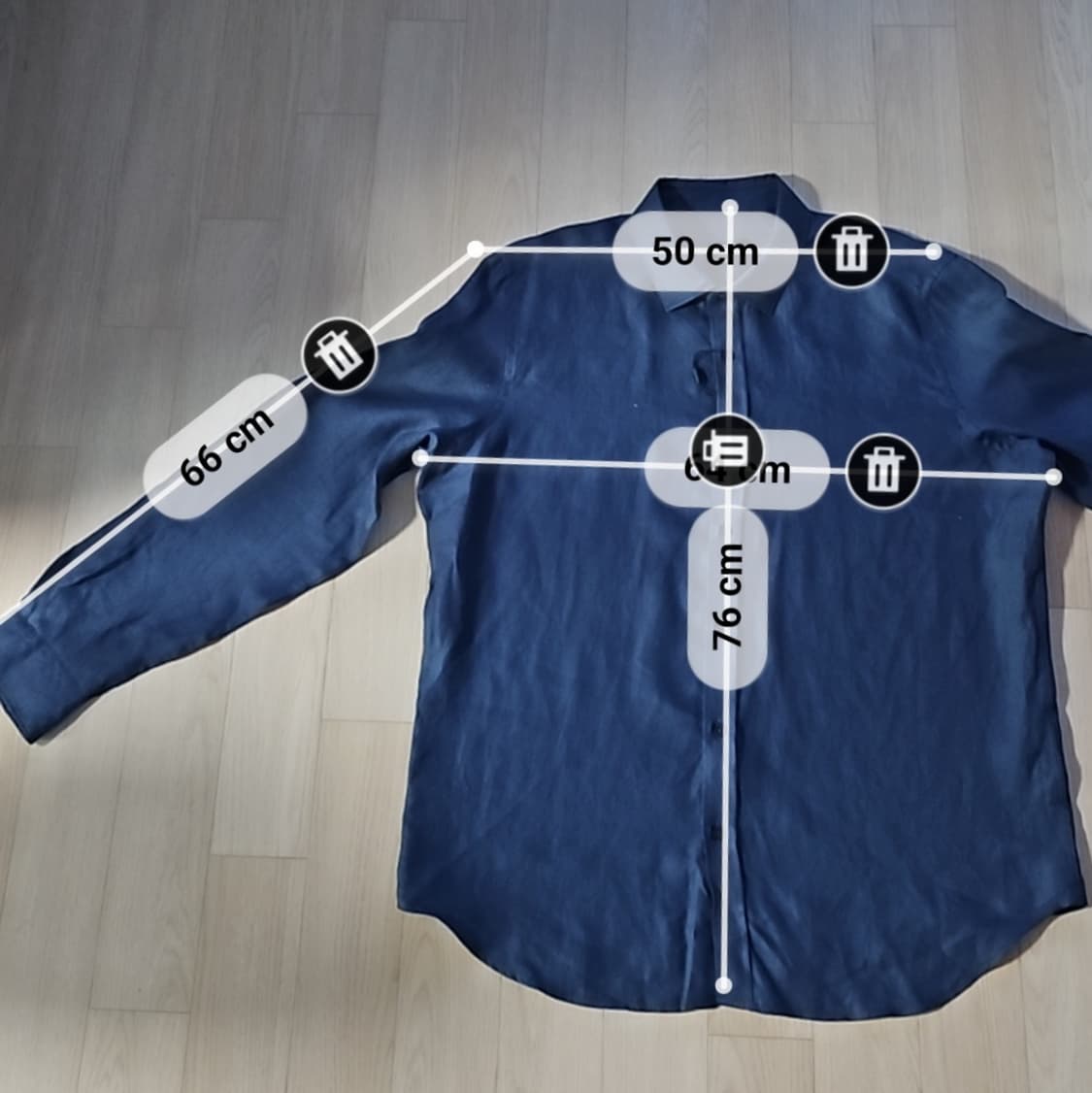새제품2xl 마시모두띠 100% 린넨셔츠 리넨 남방 긴팔 네이비 상품이미지8