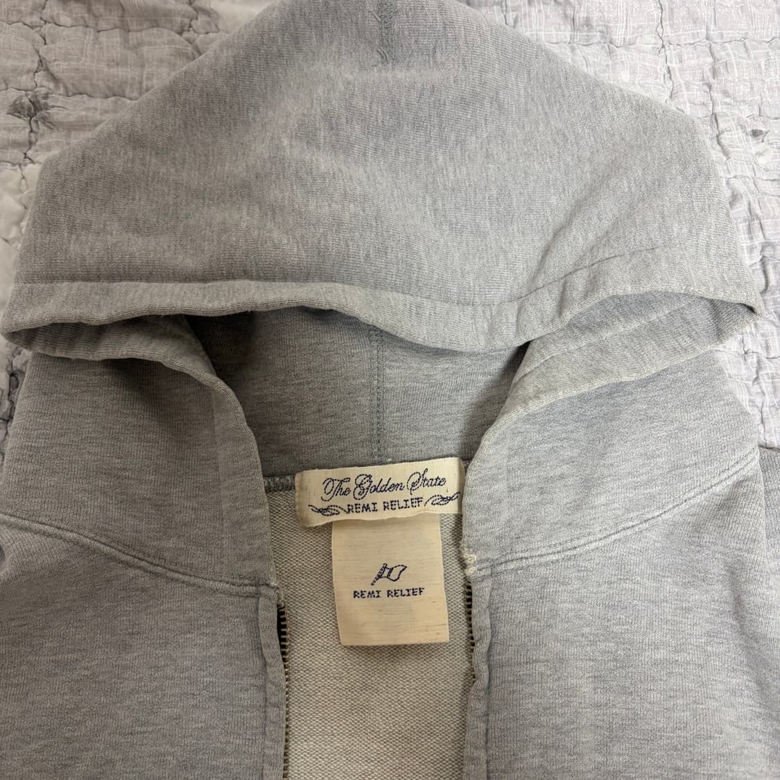 레미릴리프 후드집업 그레이 상품이미지2