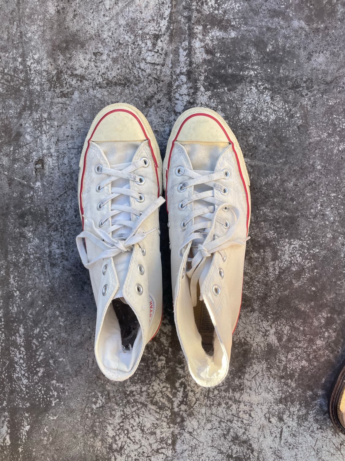 7-80s 빈티지 컨버스 화이트 척테일러 상품이미지4