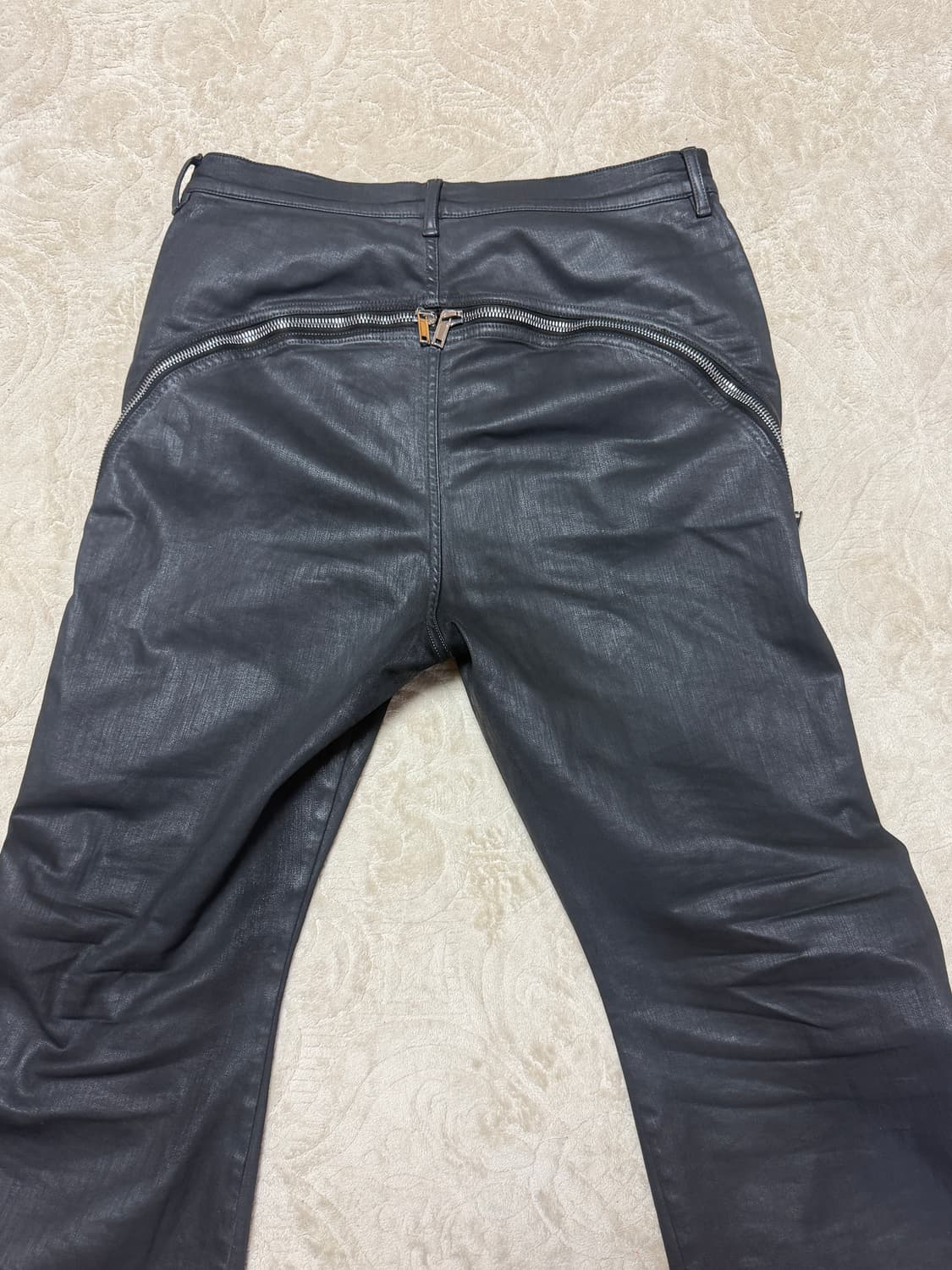 (카티착용) 릭오웬스 sbw 바나나볼란 왁스 진 상품이미지3