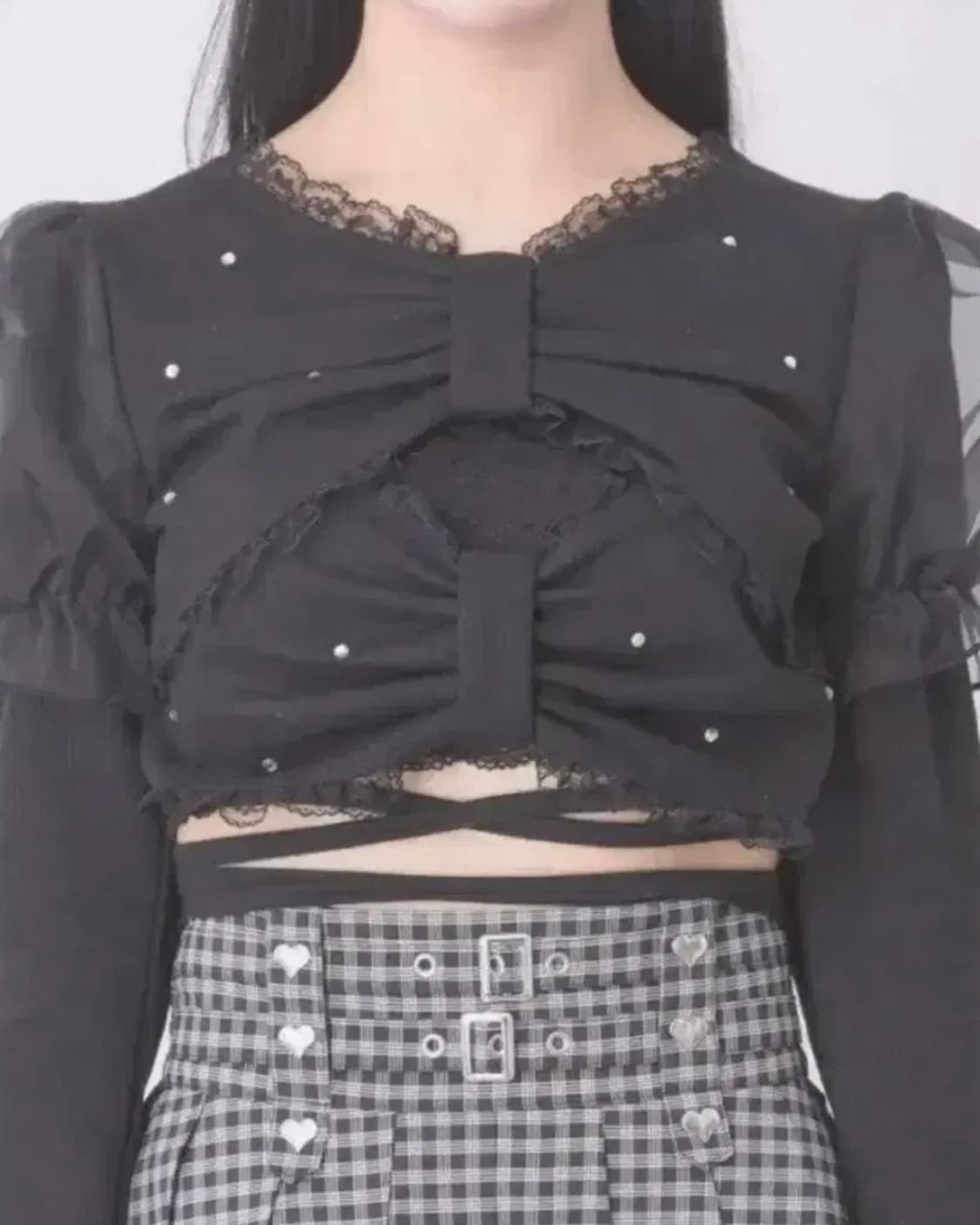 앙크루즈 구루구루 리본 티셔츠 상품이미지2