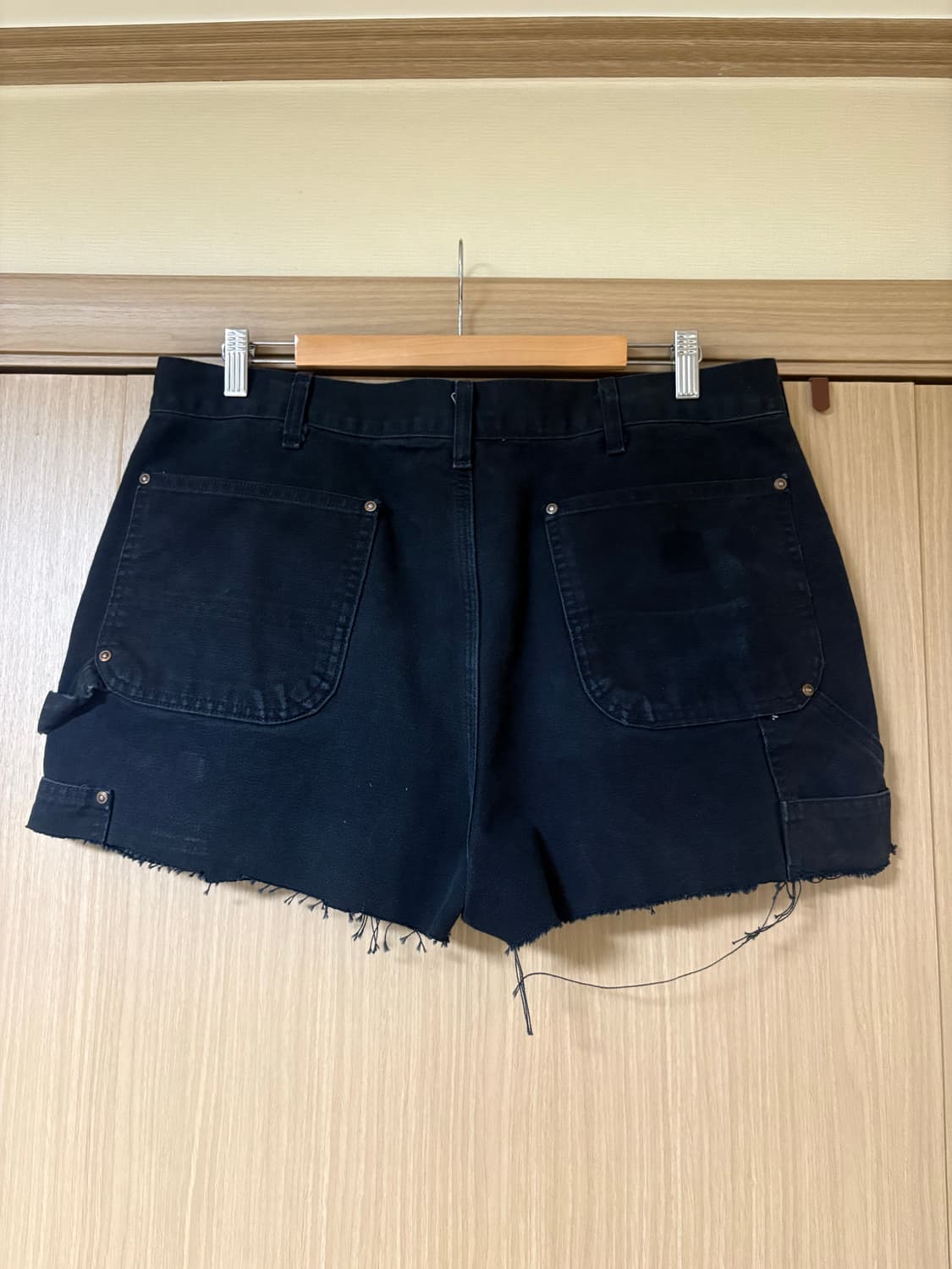 칼하트 더블니 컷오프 10s 블랙 36 상품이미지2