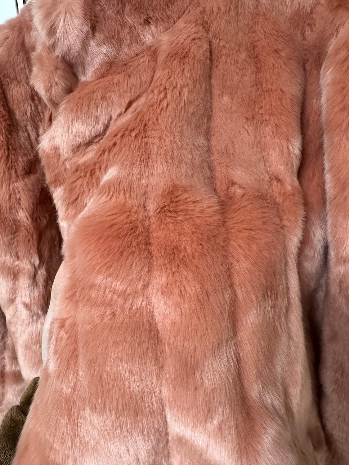 코랄핑크 퍼자켓 상품이미지2