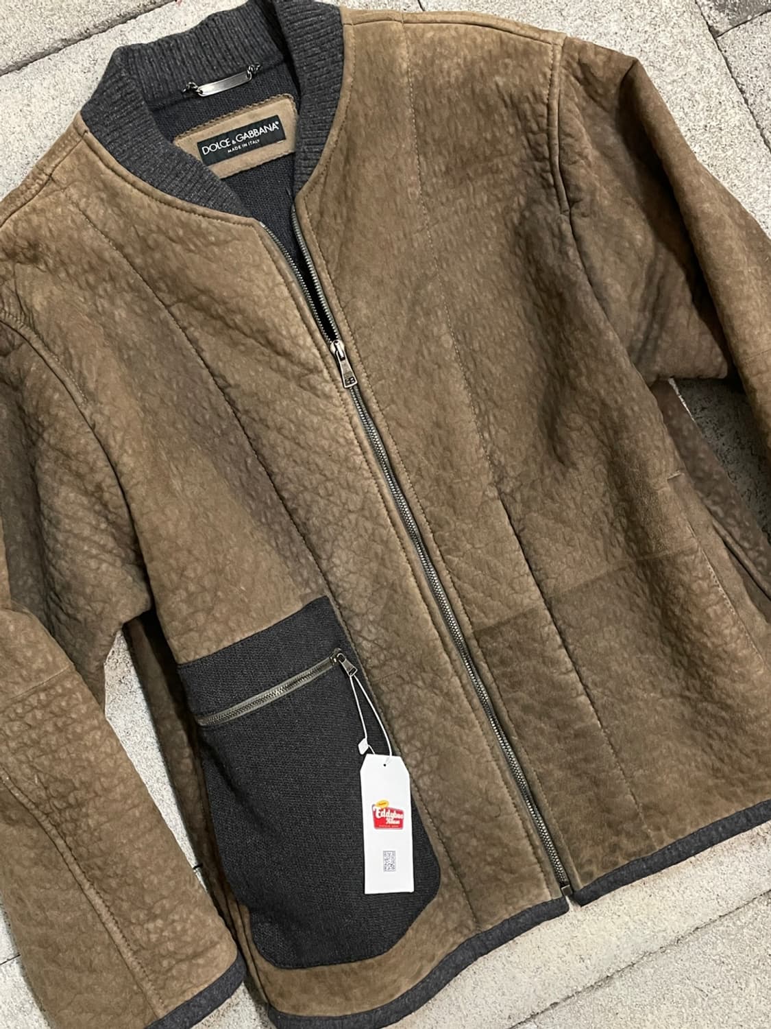 돌체앤가바나 스웨이드 봄버 자켓 상품이미지3