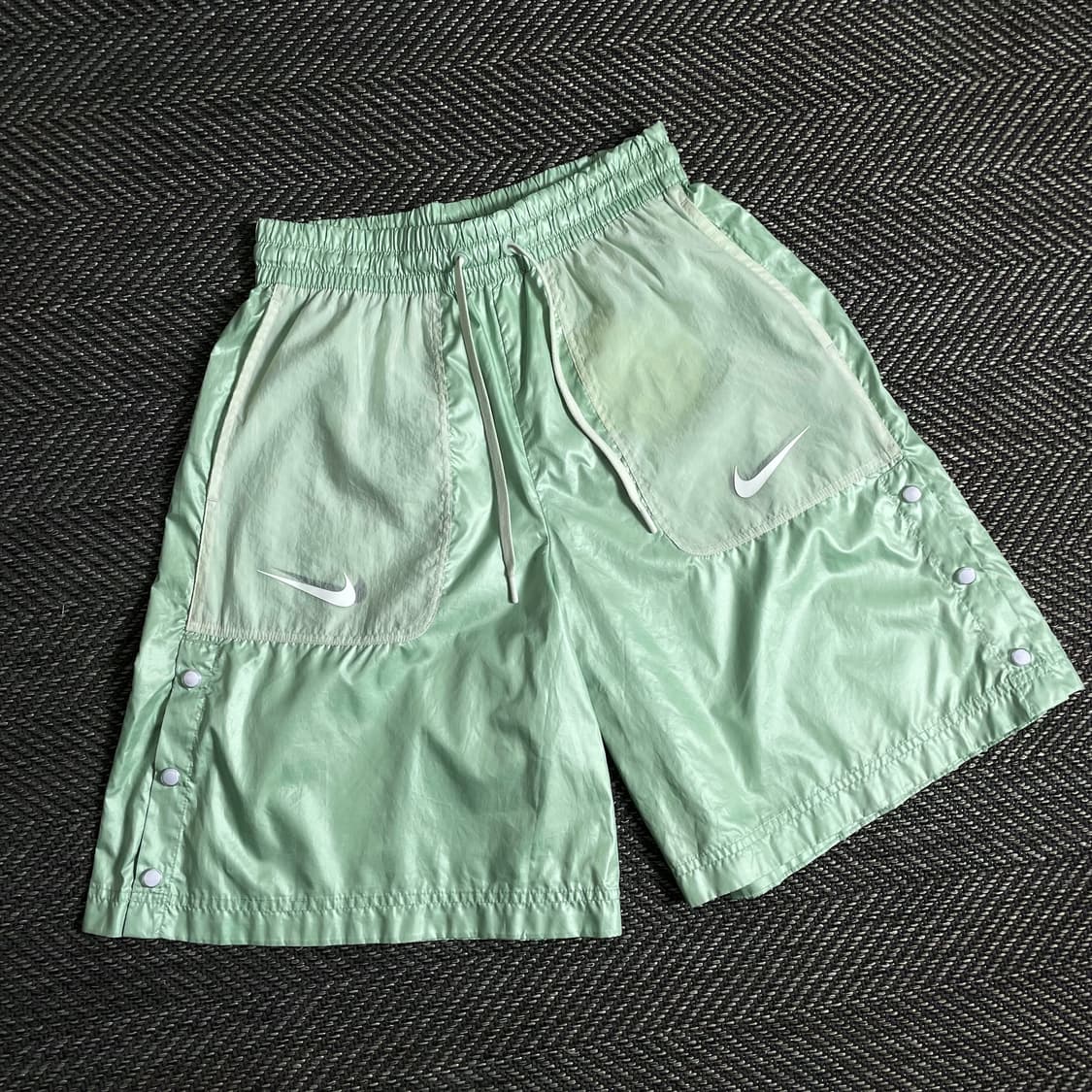 나이키 우먼스 더블 스우시 나일론 트레이닝 팬츠 y 2778 상품이미지1