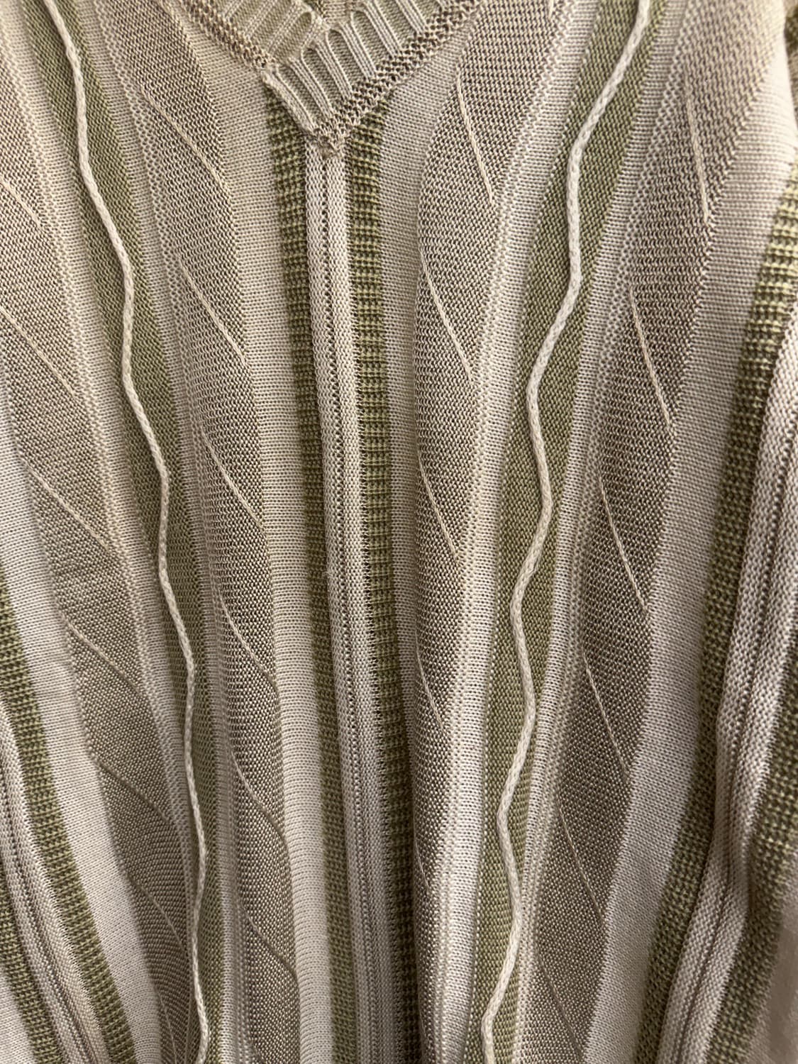 japanese vintage 브이넥 케이블 니트 상품이미지2