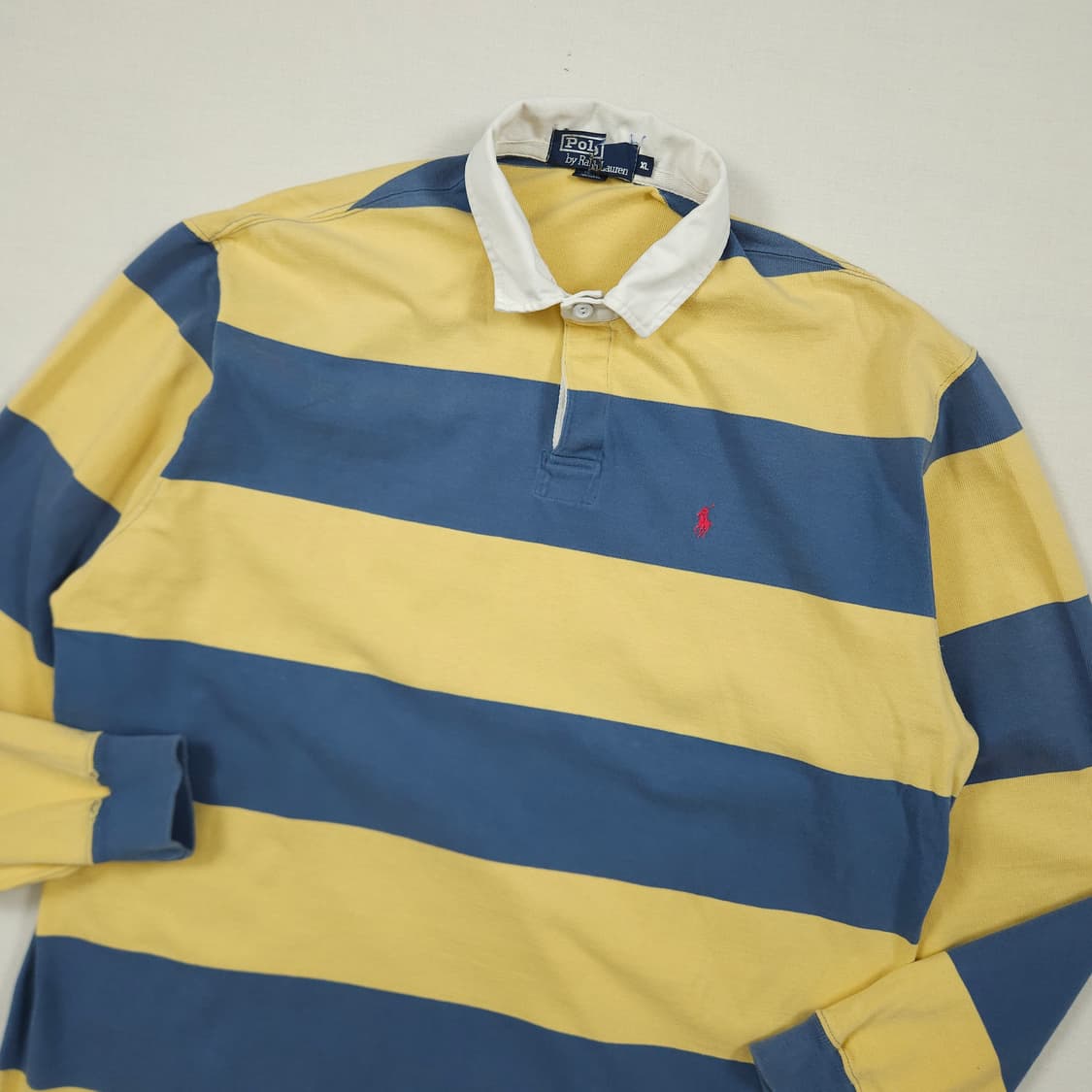 2XL(110)폴로 랄프로렌 블럭 스트라이프 럭비티 상품이미지1