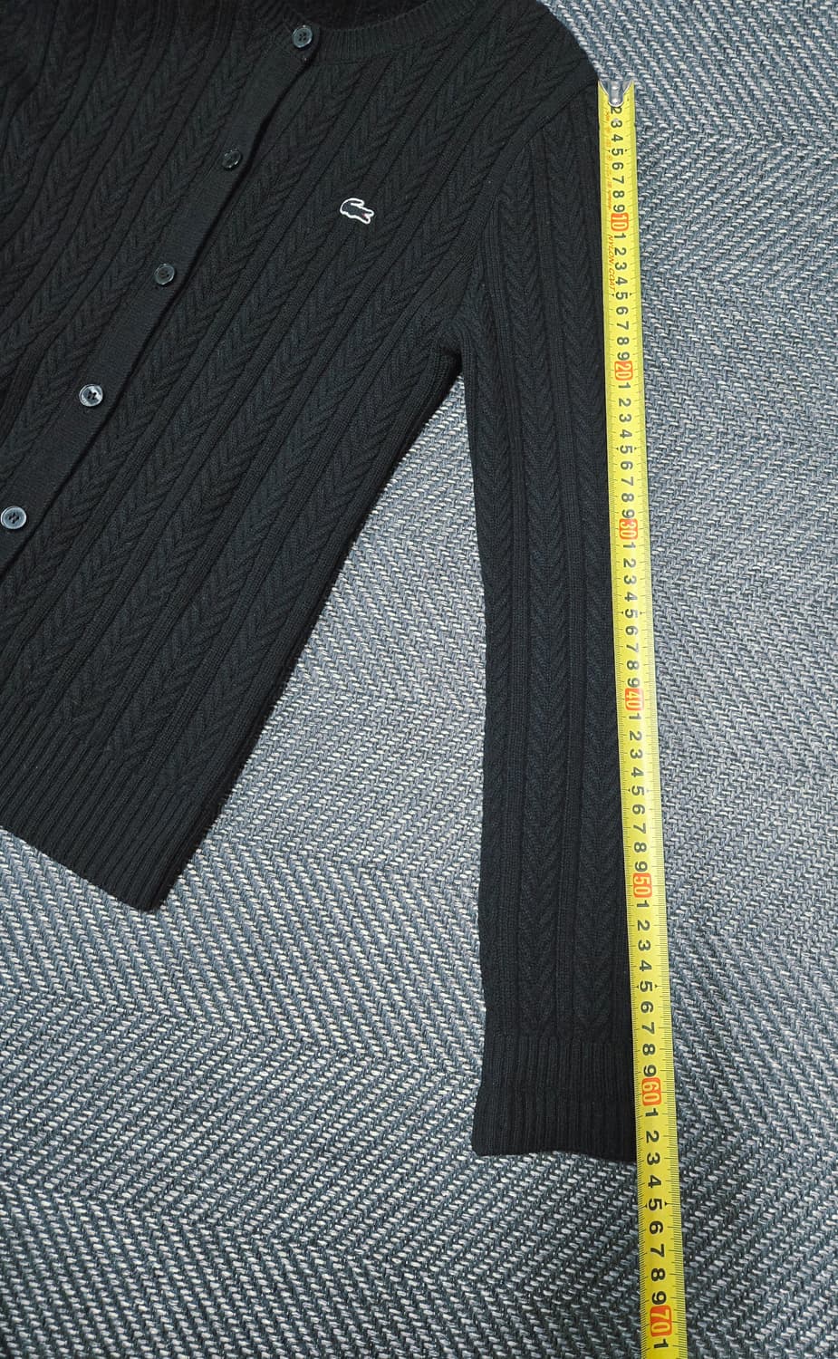 라코스테 케이블 라운드 가디건 모100%가디건 상품이미지5