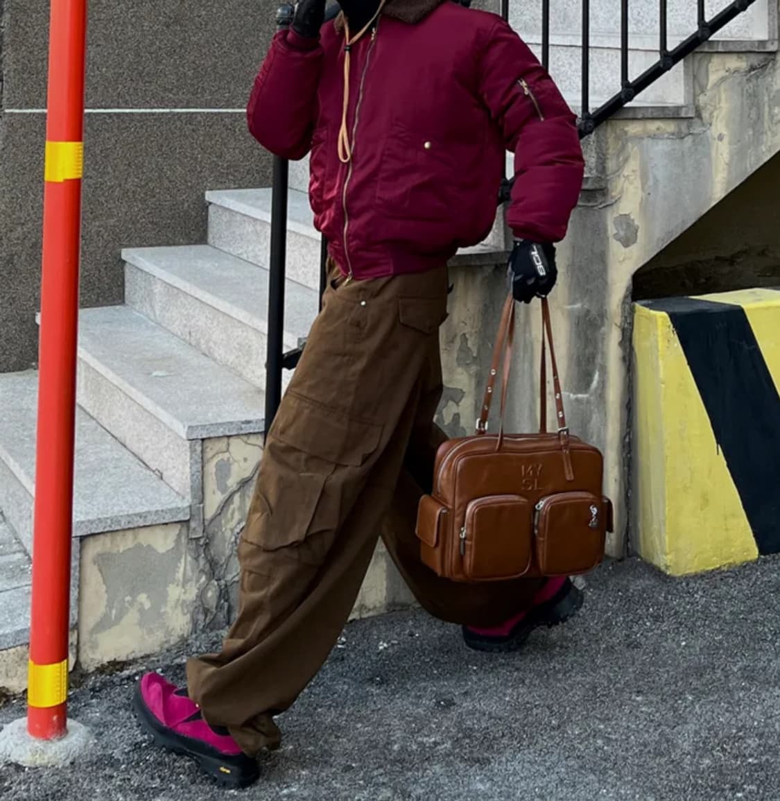 아이돈워너셀 Andy Twill Balloon Cargo Pants Br 상품이미지1