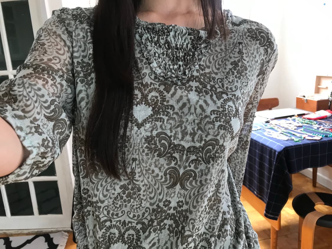 vintage pattern top 상품이미지6