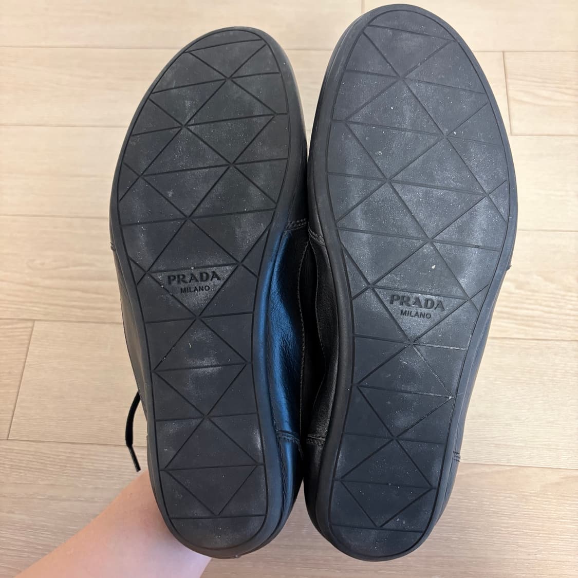 프라다 컬랩스 PRADA Collapse 레더 스니커즈 275 UK8.5 상품이미지8