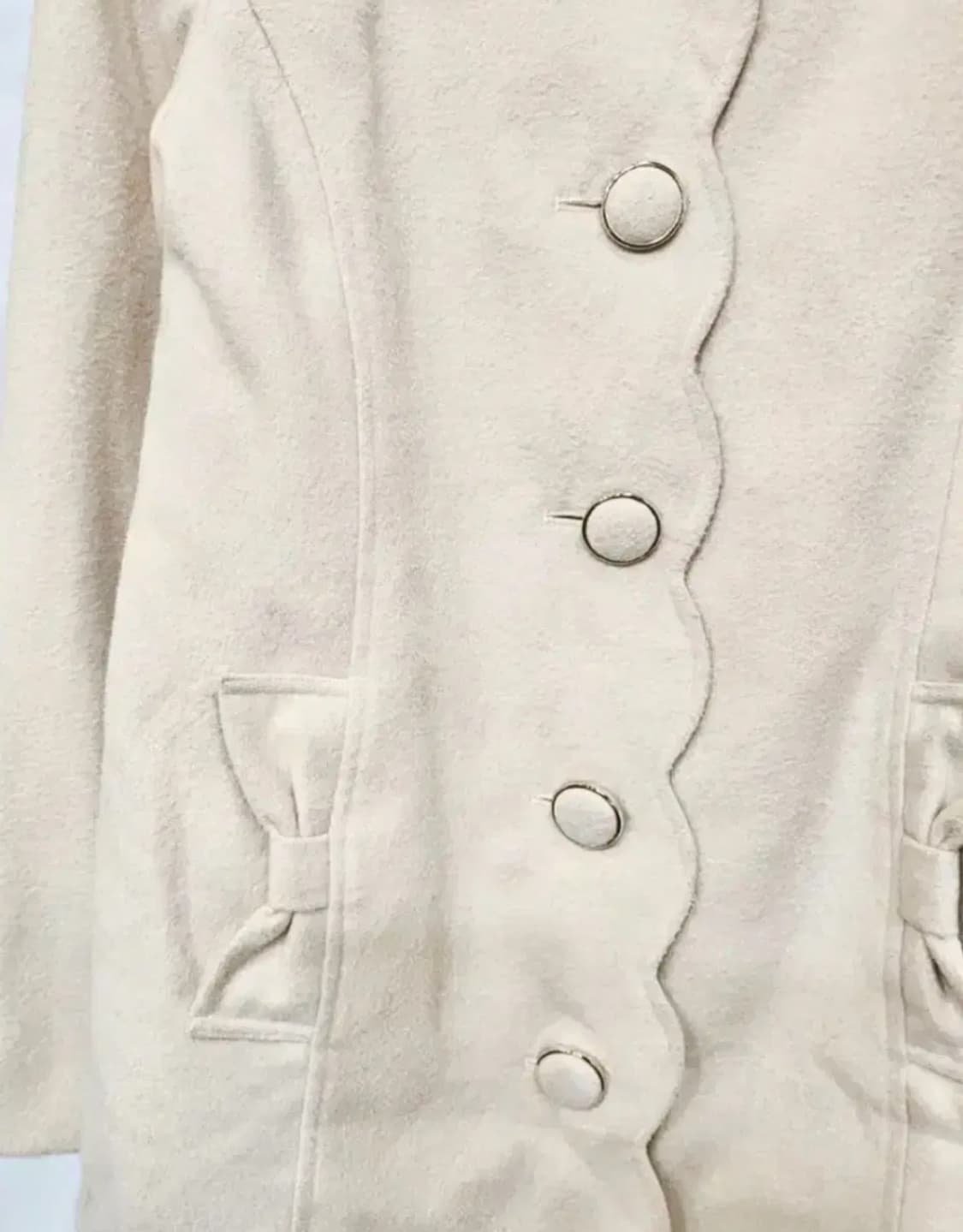 Lizlisa 리즈리사 빈티지 아이보리 리즈메로깔 달천깔 미소녀 코트 상품이미지3