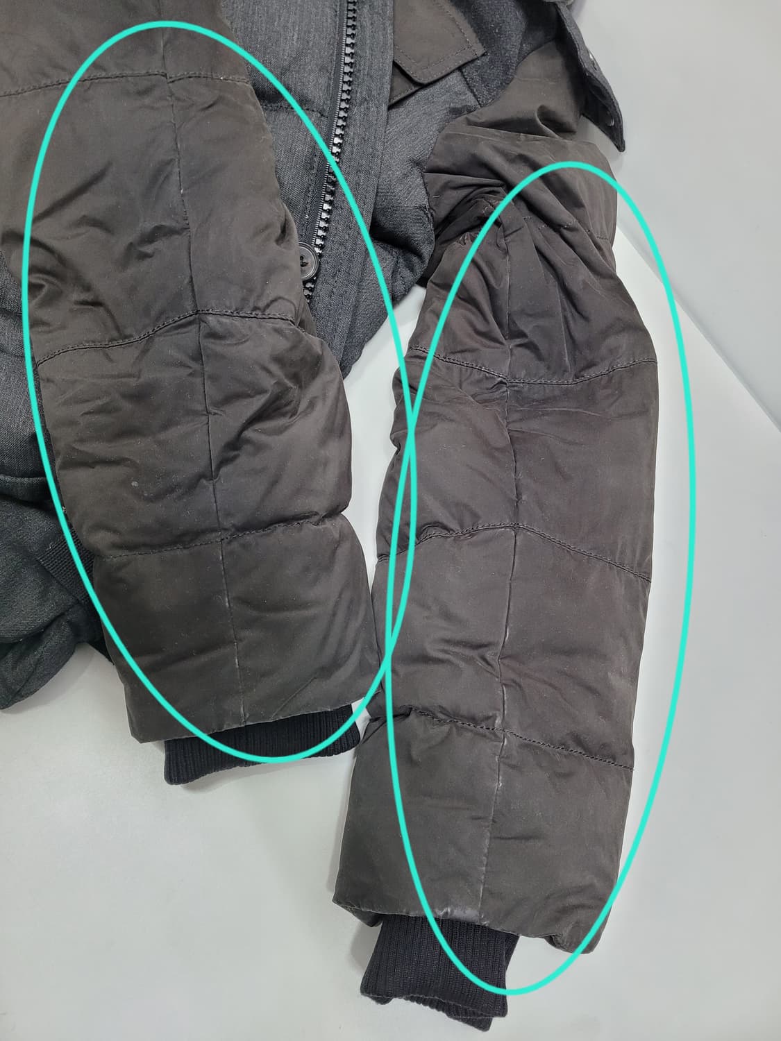 series 시리즈 빈티지 가먼트다잉 다운 자켓 / 남 100(추천95) 상품이미지7