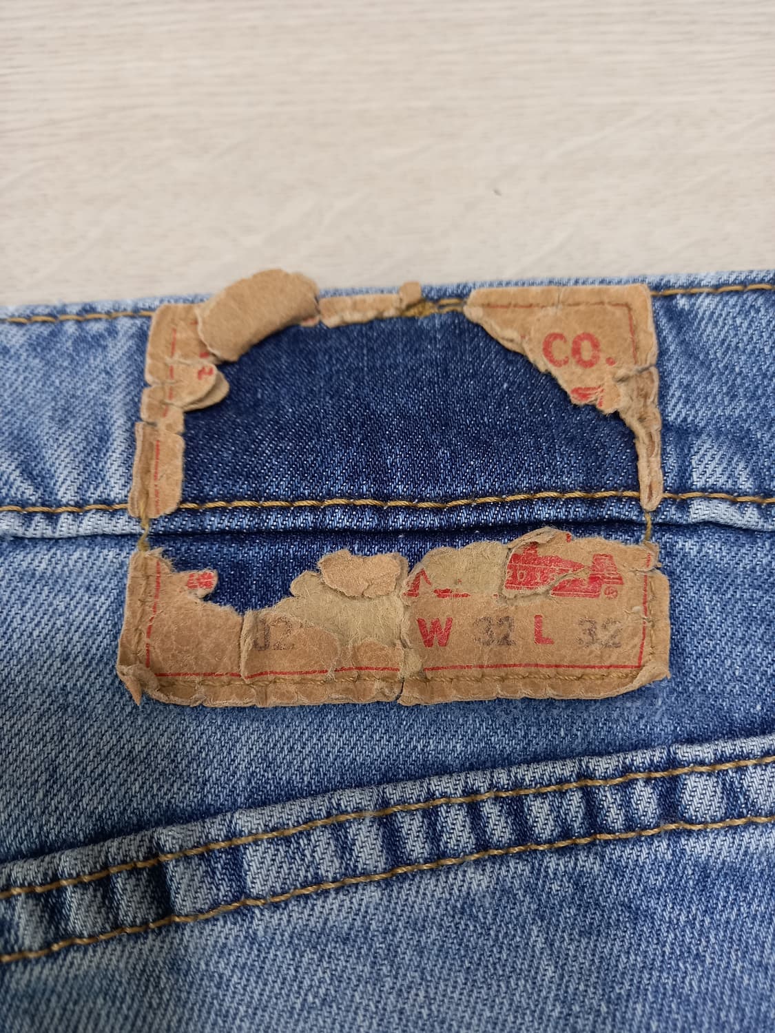 32 리바이스502 리오셀 워싱 스판 슬림일자진 32-334 상품이미지5