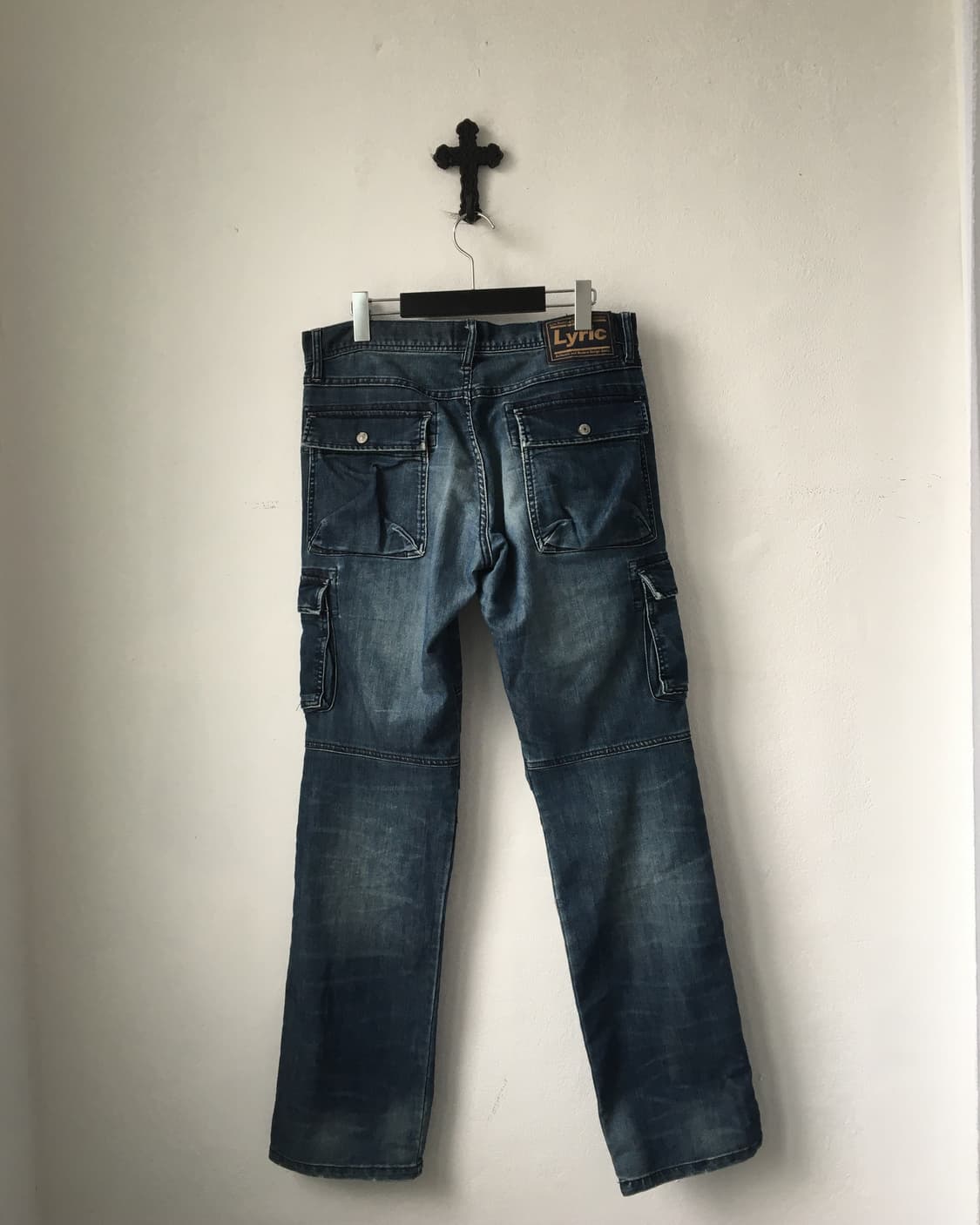 Washing denim cago pants 상품이미지4