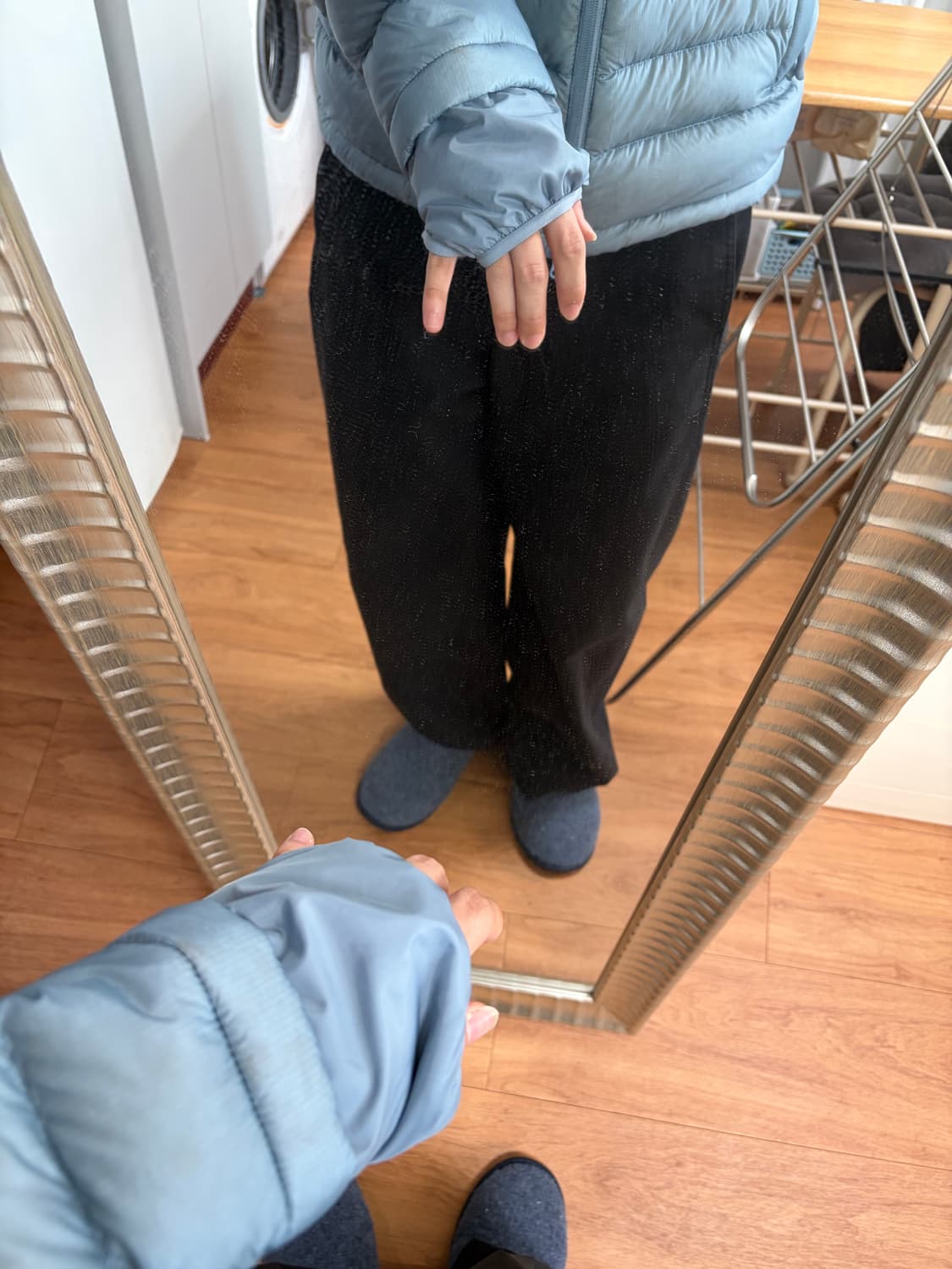 산산기어 서픽스푸퍼자켓 스카이 블루 2size 24fw 상품이미지4