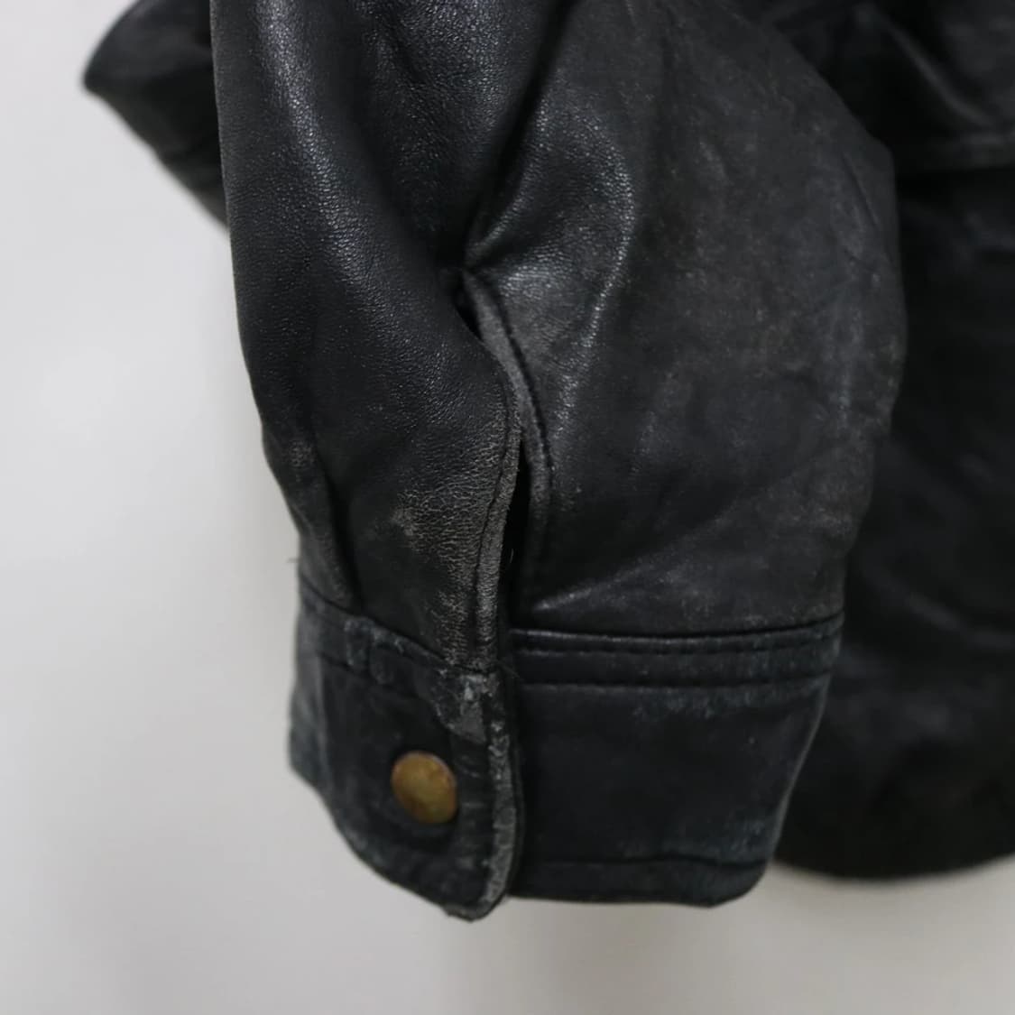 90'S VINTAGE LEATHER BOMBER 가죽자켓 60657 상품이미지2