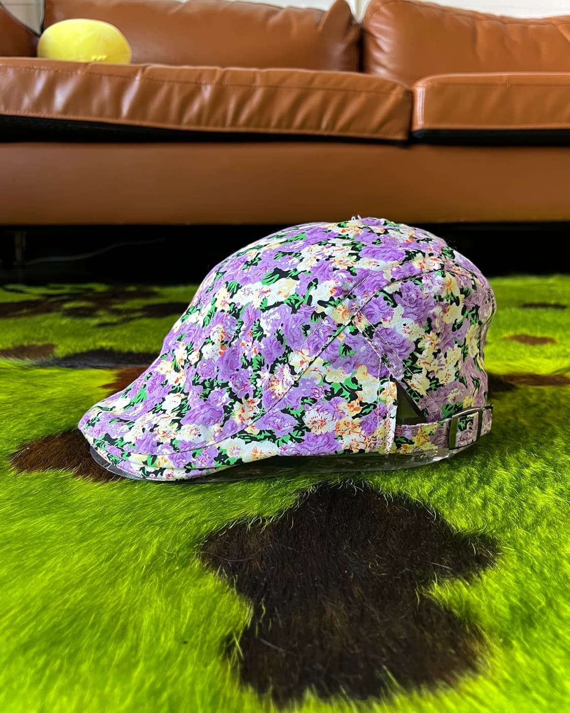 Jpn Vintage Floral Pattern Hunting Cap 상품이미지5