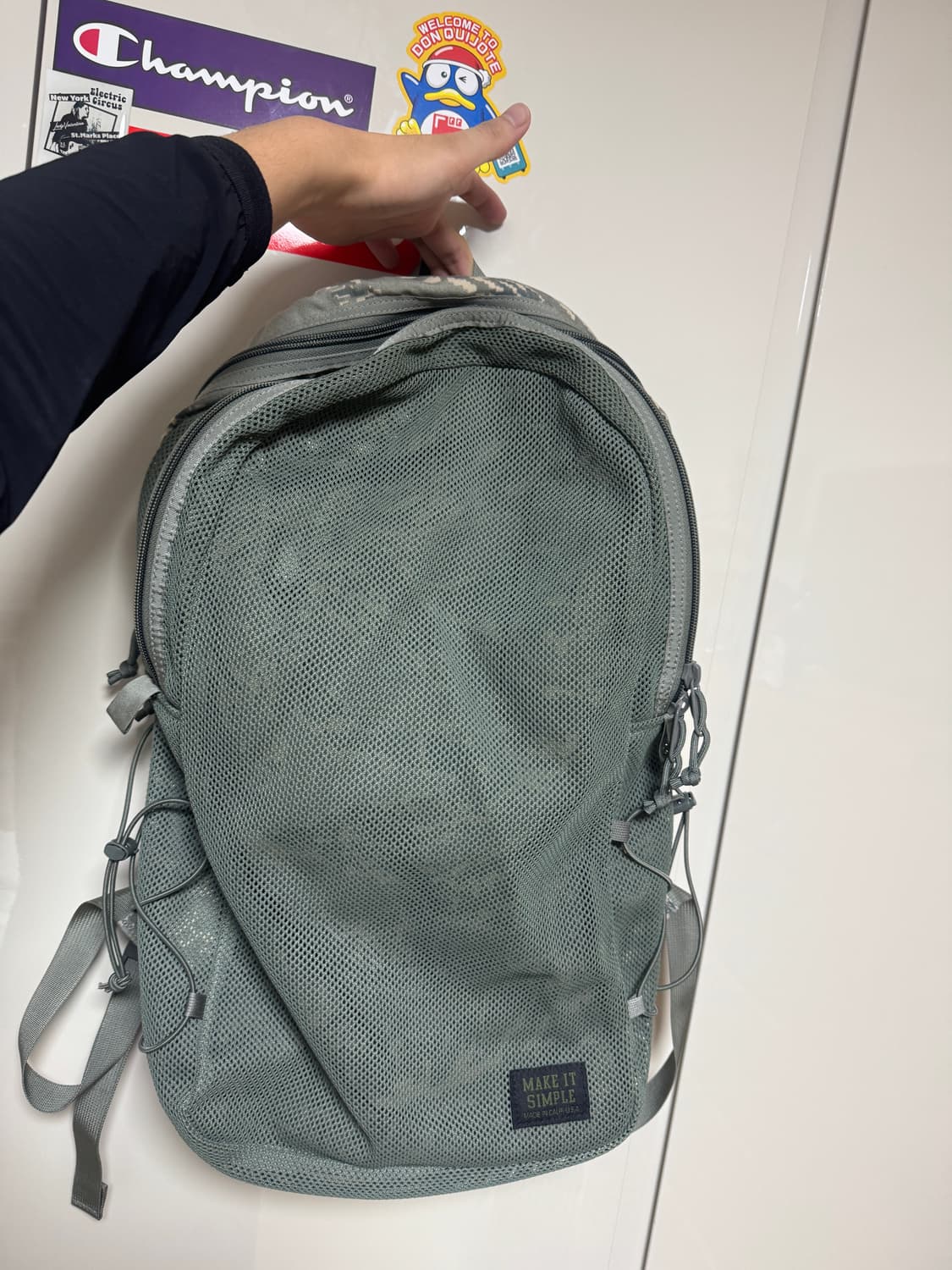 make it simple(mis)밀리터리 메쉬백팩 made in usa 상품이미지2