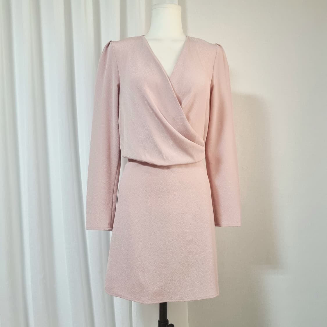 바네사브루노 랩스타일 드레이핑 원피스 (4455) 상태완벽 상품이미지1