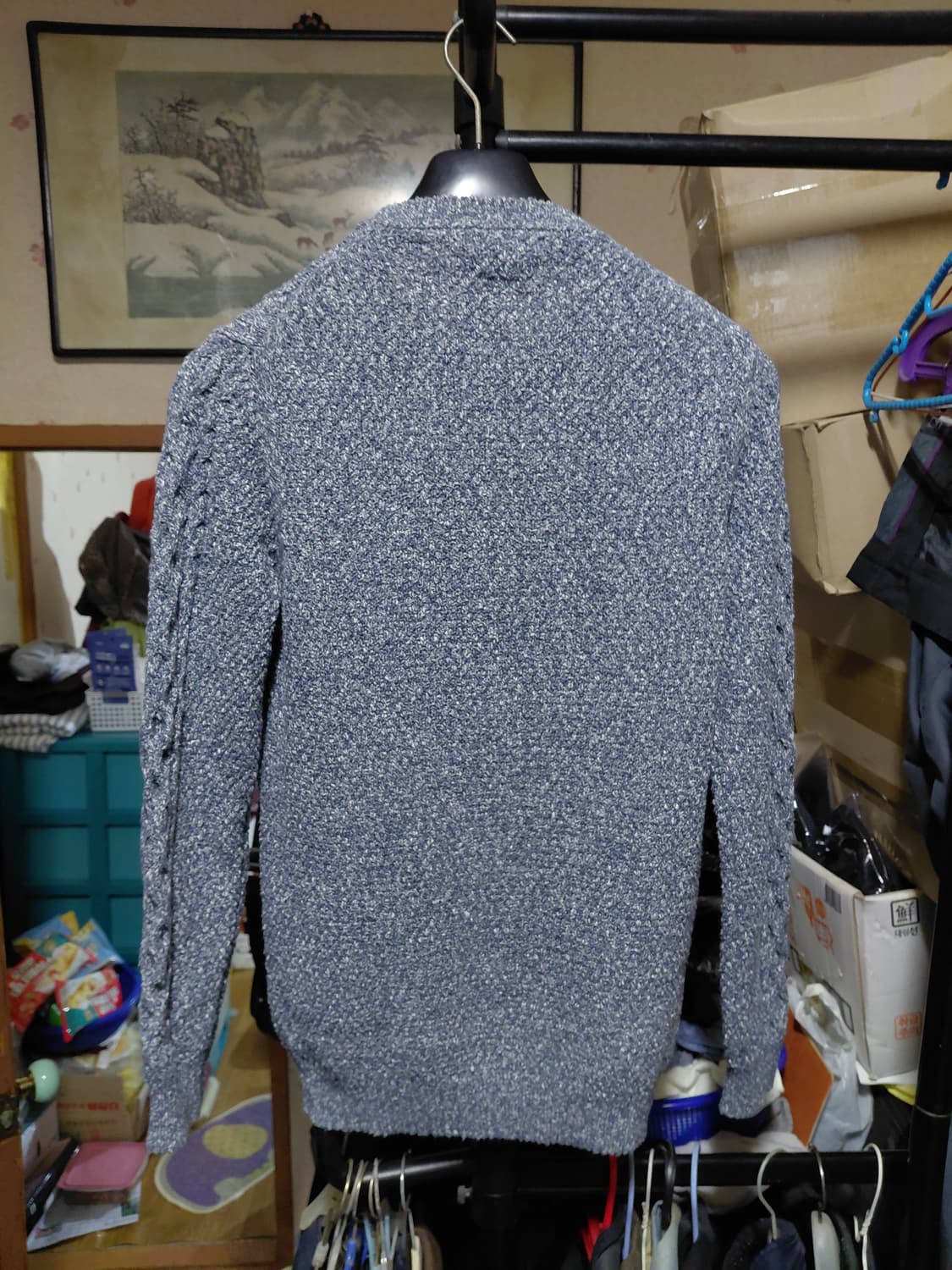 [마시모두띠]코튼 케이블 니트 스웨터 M(95)사이즈 상품이미지2