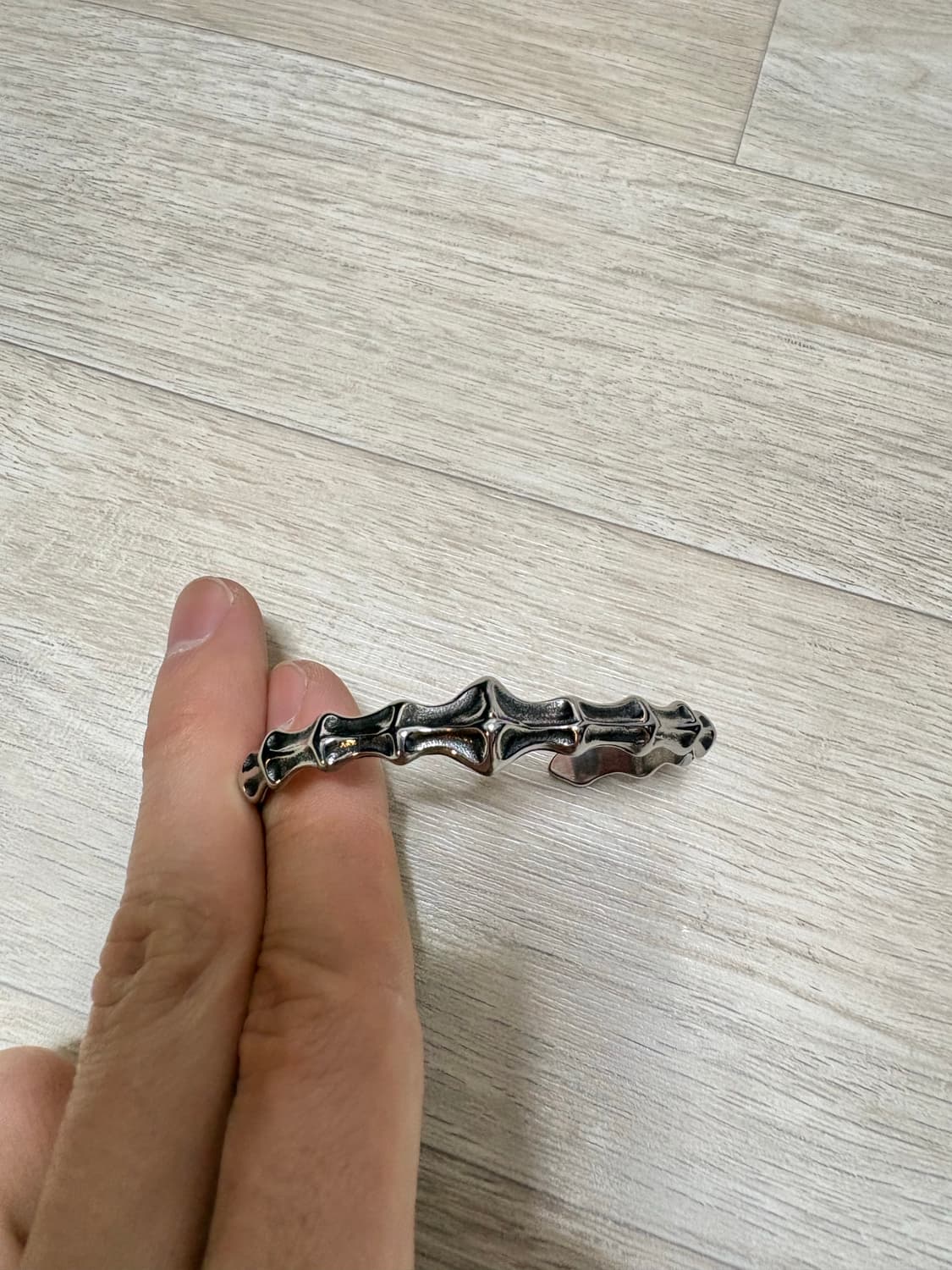 빈티지 무광 본즈 해골 팔찌 써지컬 상품이미지2