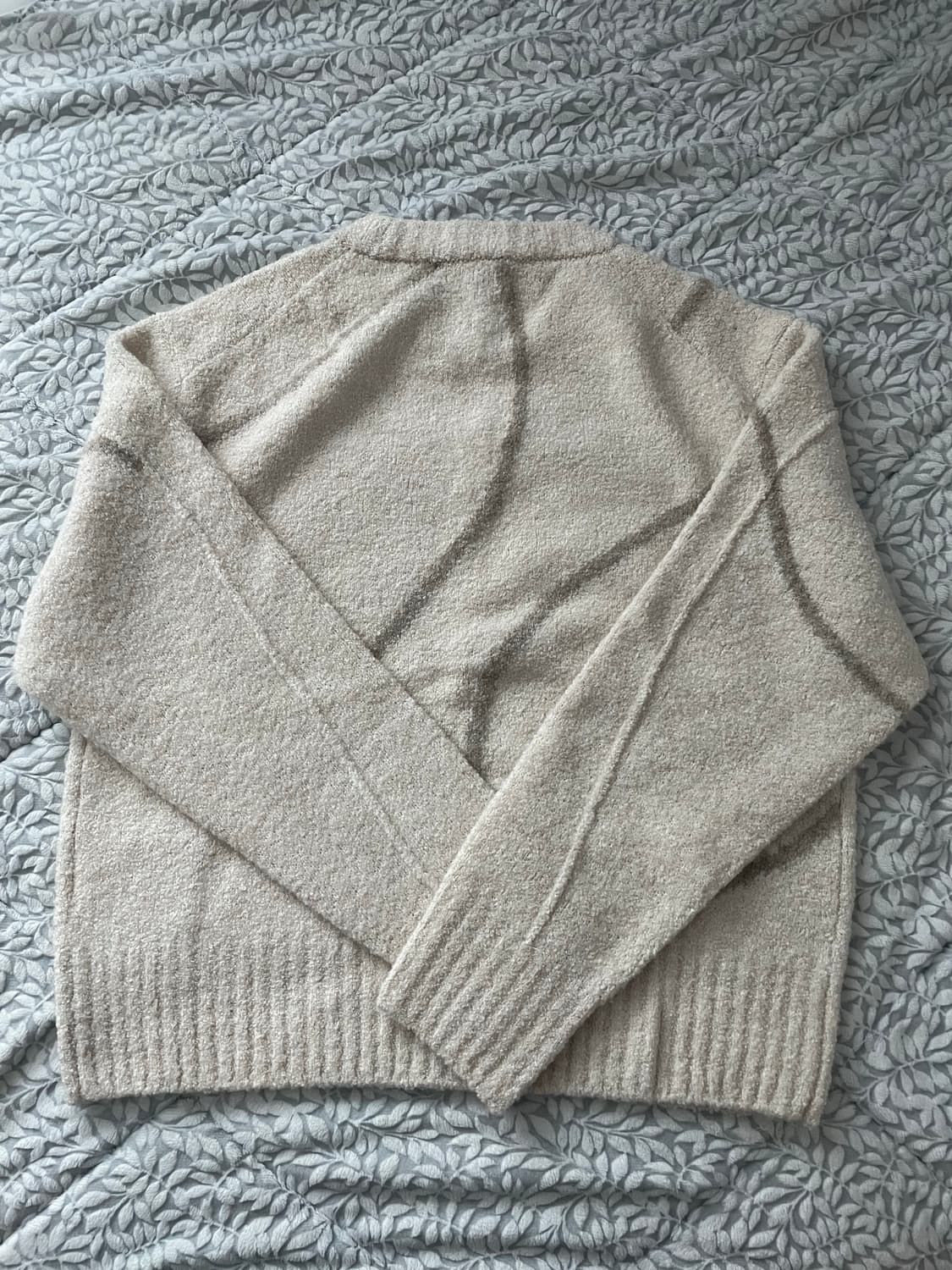 인사일런스 우먼 드로잉 니트 풀 오버 IVORY 상품이미지2