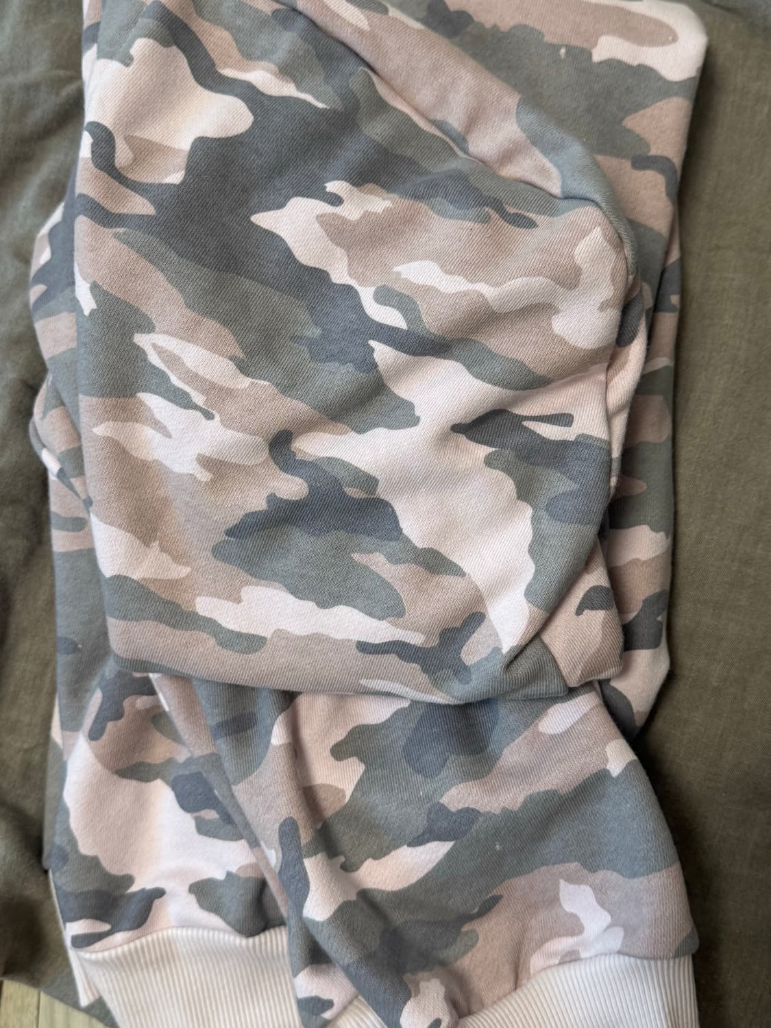 핑크 카모 까트린 후드 집업 상품이미지2