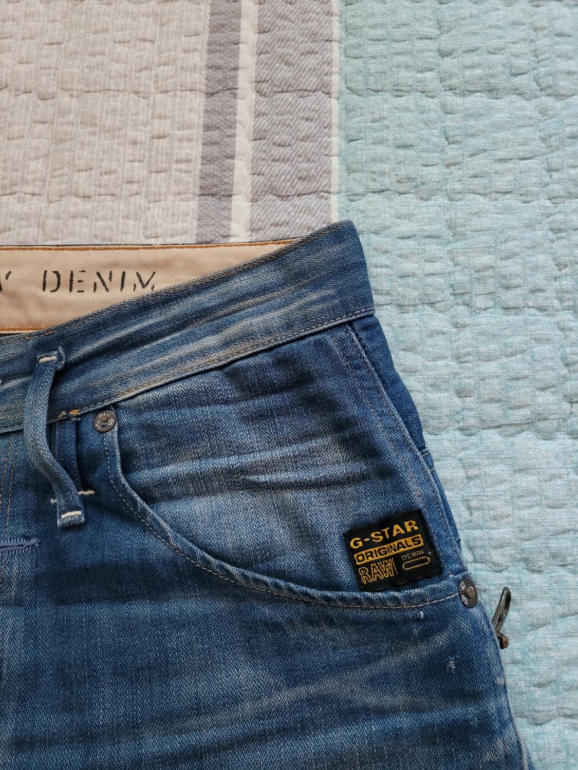 지스타로우 Gstarraw. 뉴릴리3D루즈테이퍼드연청워싱진 29사이즈. 상품이미지3