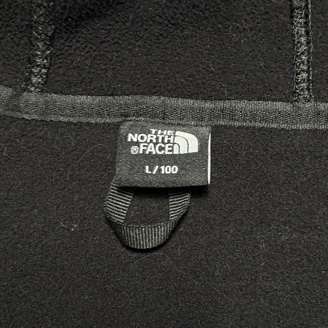 100 노스페이스 블랙 쉐르파 후드 플리스 상품이미지4