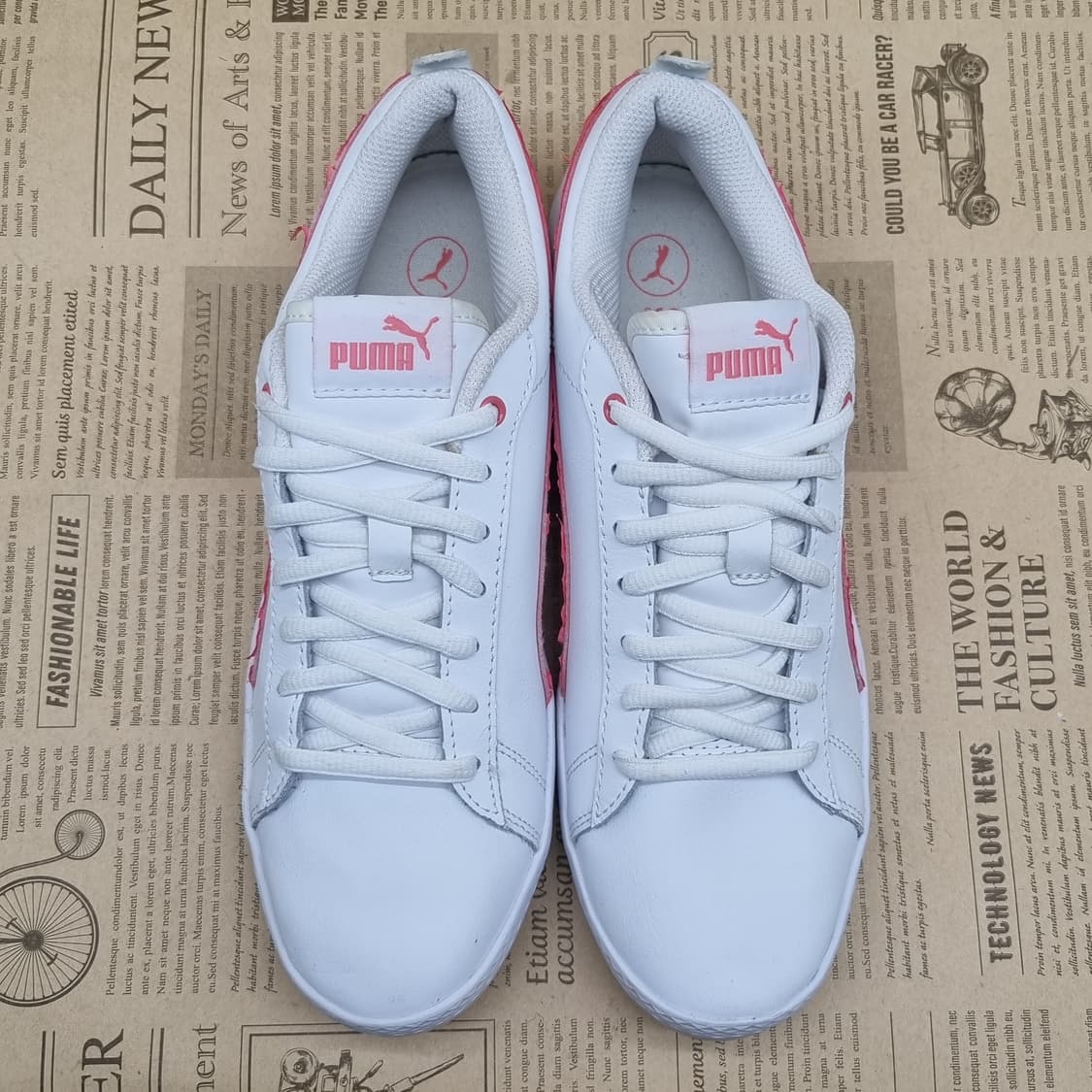 푸마 스매쉬 핑크스니커즈 250 상품이미지2