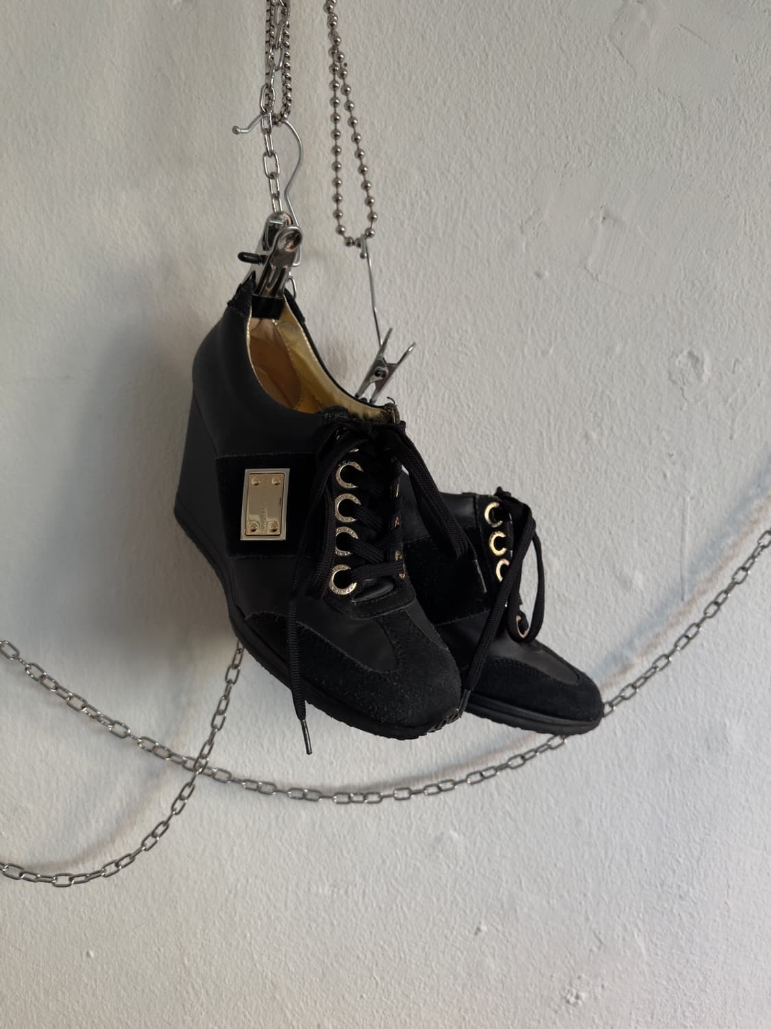 돌체앤가바나 슈레이스 웨지힐 스니커즈 상품이미지3