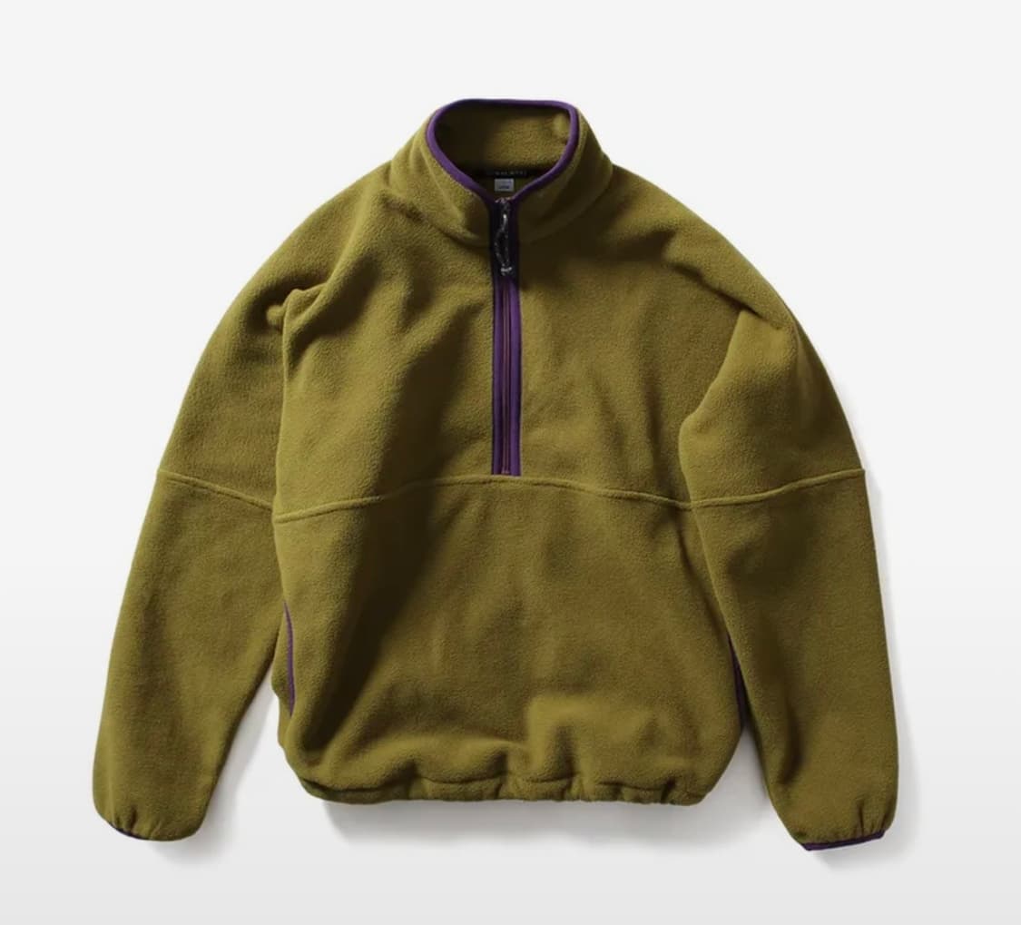 [L] 토마스모어 플리스 하프집업 올리브그린 상품이미지1