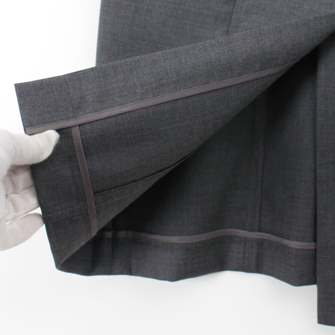 브루넬로 쿠치넬리 Brunello Cucinelli 써머 울 그레이 트임 상품이미지6