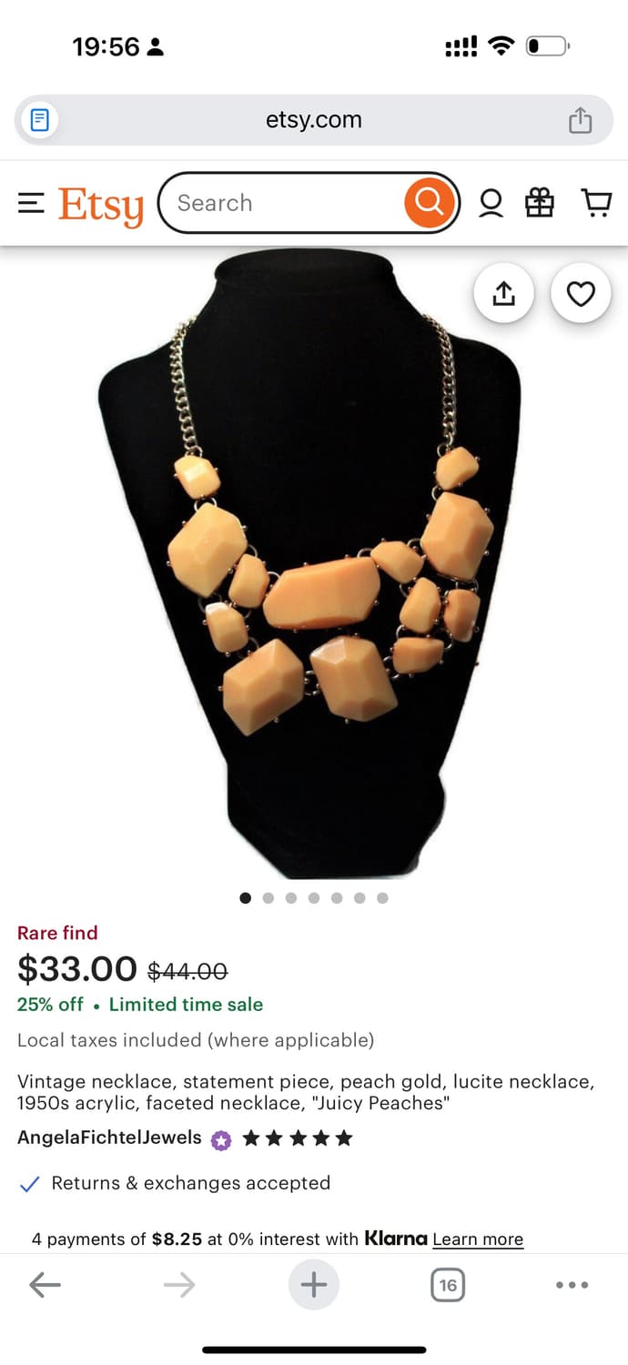 빈티지  미국 오리엔탈 쿠바체인 목걸이 상품이미지4